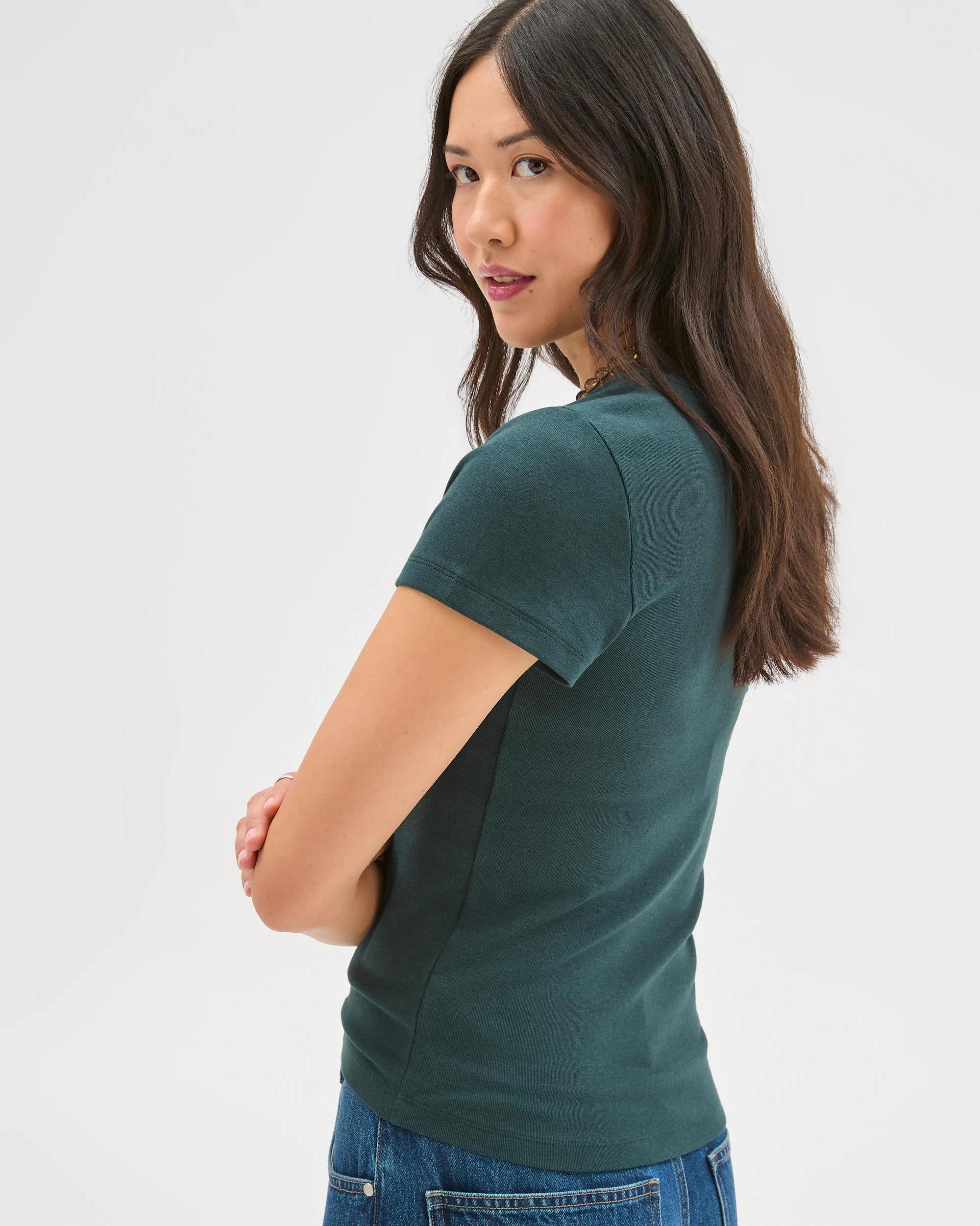 7 Target Woman Australian Cotton Blend Stretch T-Shirt MAGICAL FOREST, 7 of 7