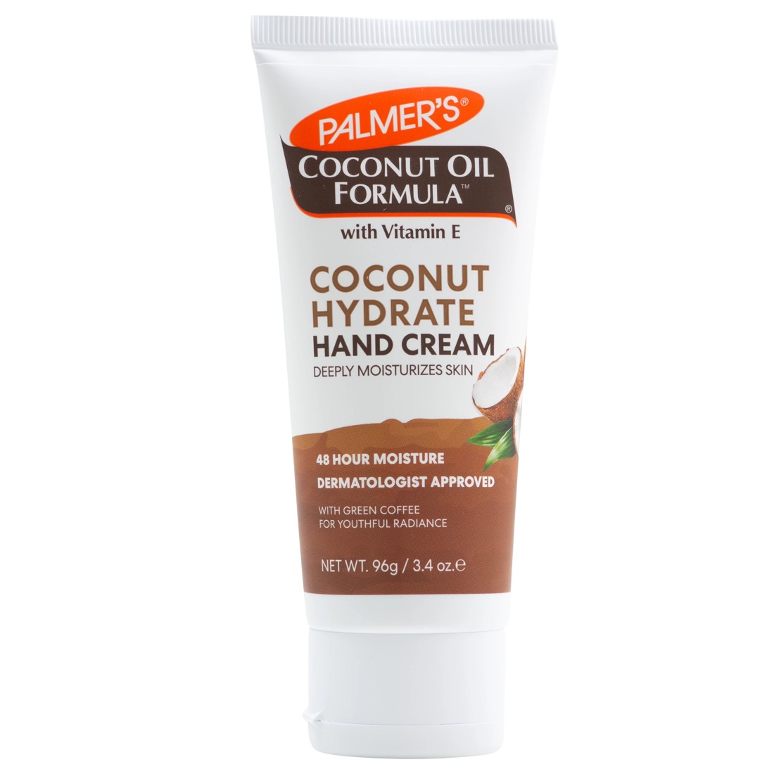 1 Palmer's Coconut Oil Formula Hand Cream 96g - Vitamin E & Green Coffee, 1 of 3