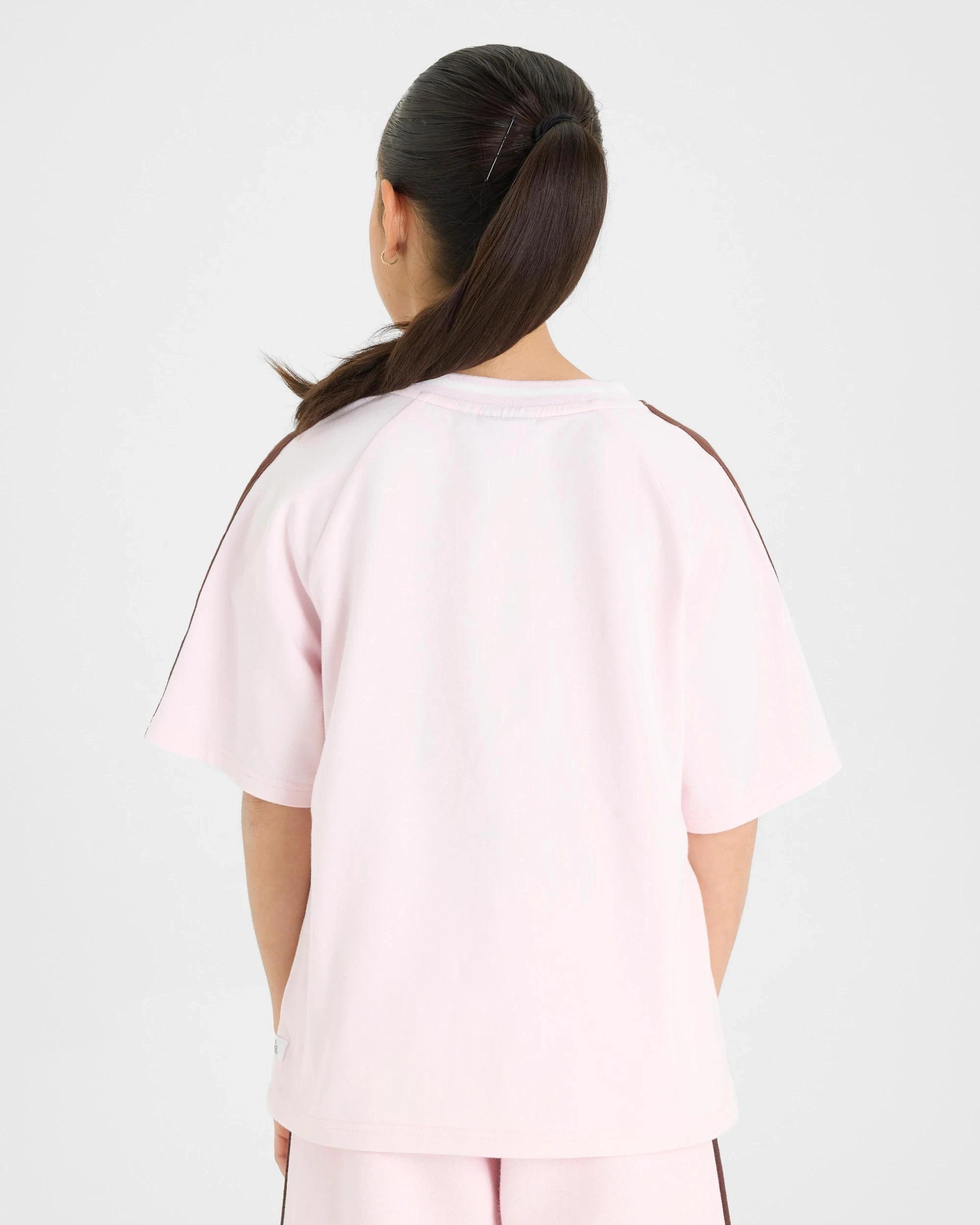 3 Lonsdale London Short Sleeve V-Neck T-Shirt PINK, 3 of 4