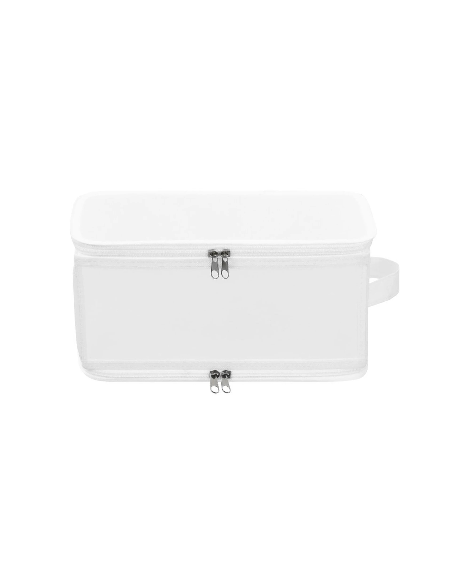 3 BOXSWEDEN 5PK Foldaway Storage Box Collapsible Storage 6.7L Capacity Handles
 - white, 3 of 6