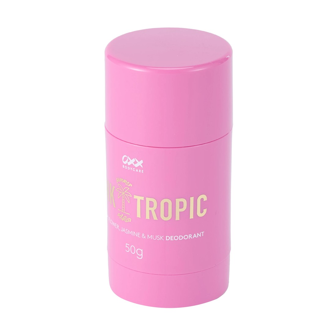 2 OXX Bodycare Pink Tropic Summer Solstice Deodorant 50g - Tropical Flower, Jasmine and Musk Scent, 2 of 5