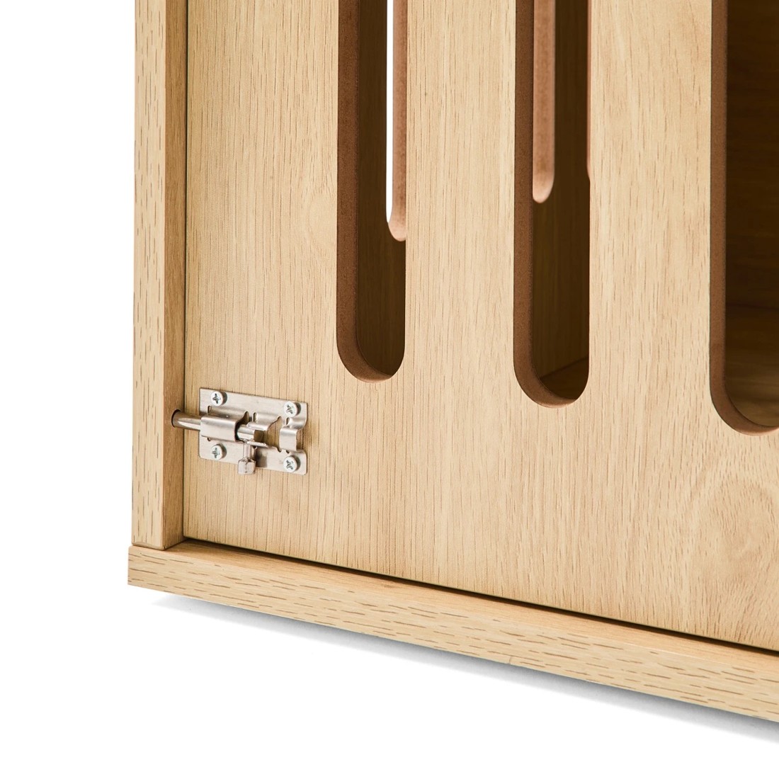 8 Pet Crate Wooden Oak - Medium, 8 of 9