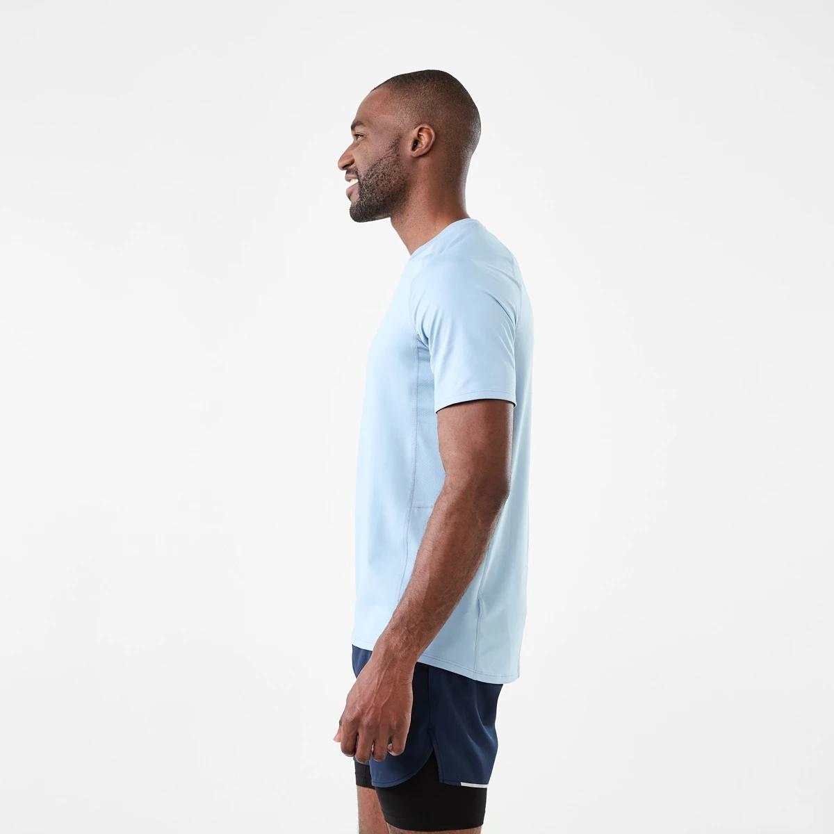 2 Active Mens Soft Touch T-shirt Blu Ash, 2 of 7