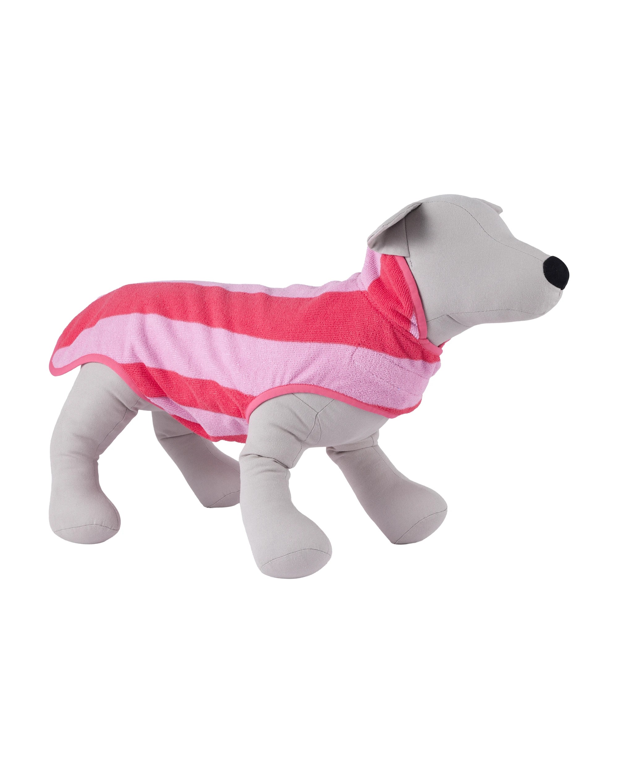 1 Pet Thick Stripe Towel - Medium, Pink, 1 of 10