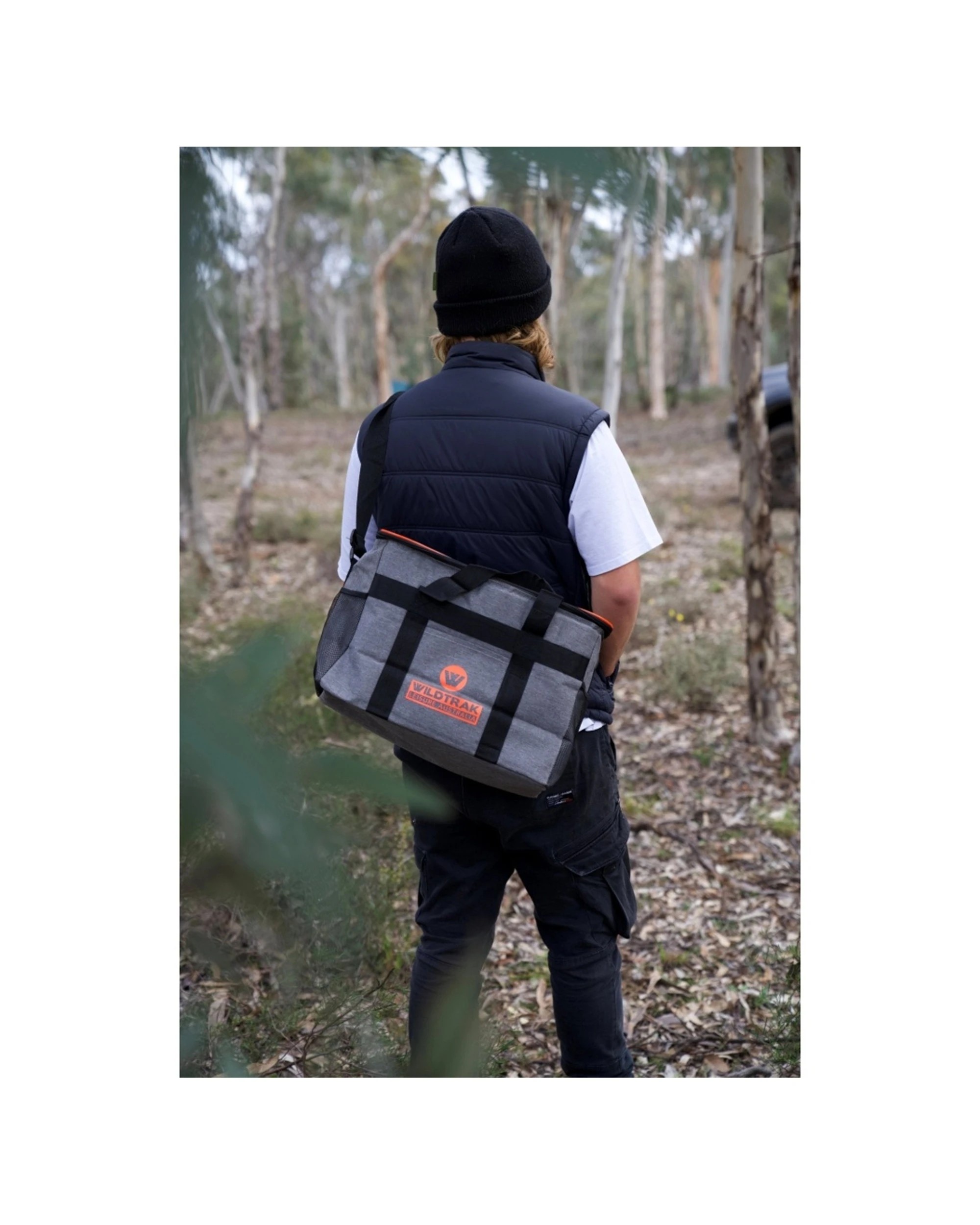 2 Wildtrak 36-Can Camping Cooler 24L Bag Insulated Adjustable Strap - Grey, 2 of 2