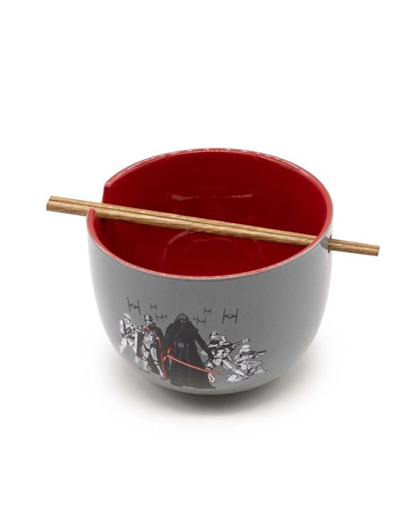 Star Wars - The Force Awakens Ramen Bowl with Chopsticks - Grey