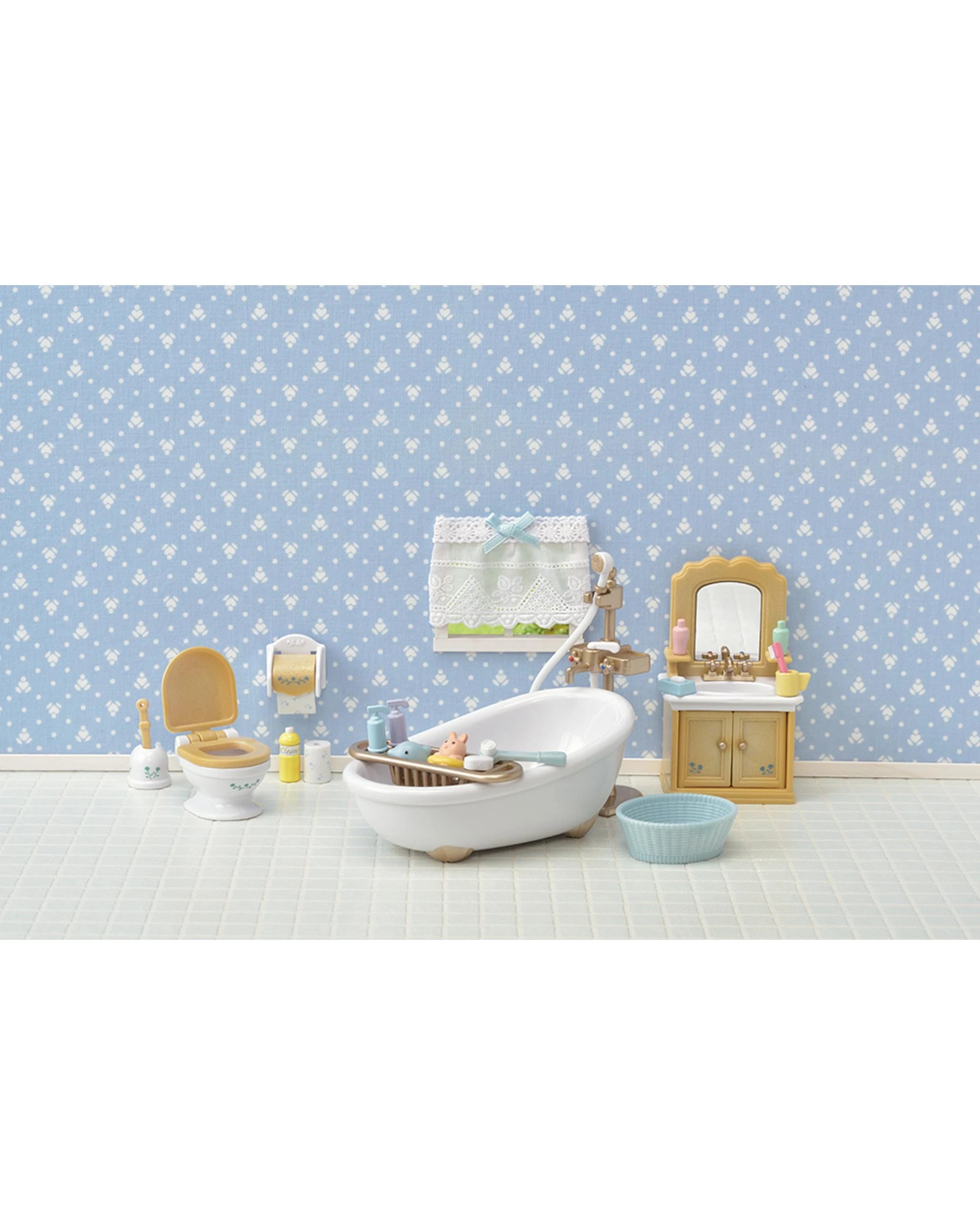 3 Sylvanian Families Country Bathroom Play Set, 3 of 4