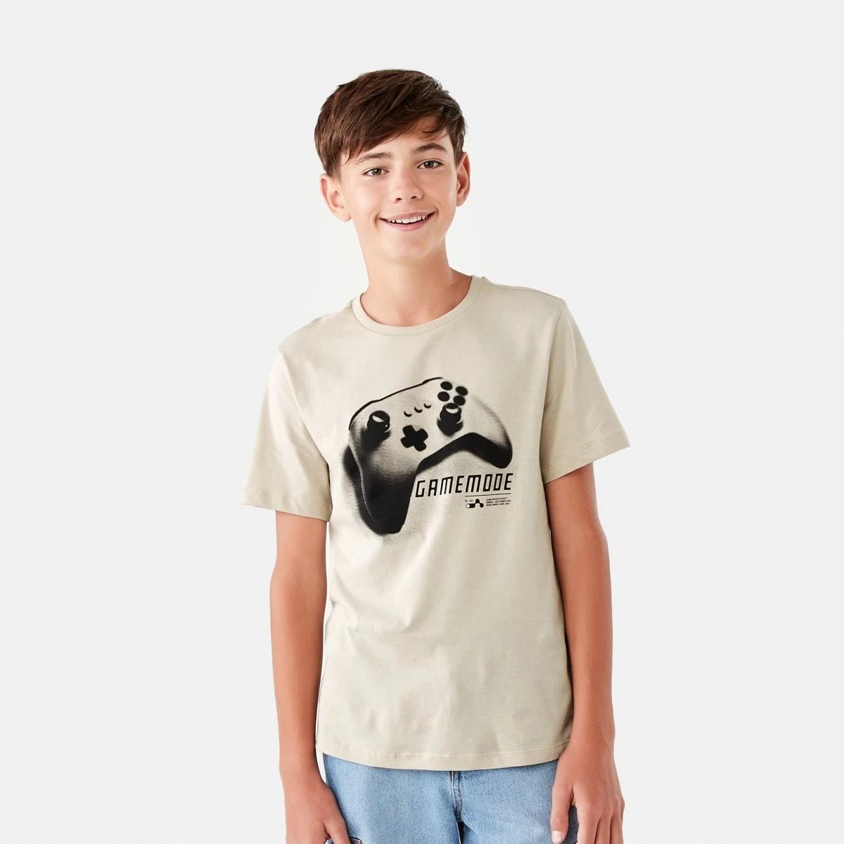 1 Short Sleeve Print T-shirt Bge Gamemo, 1 of 8