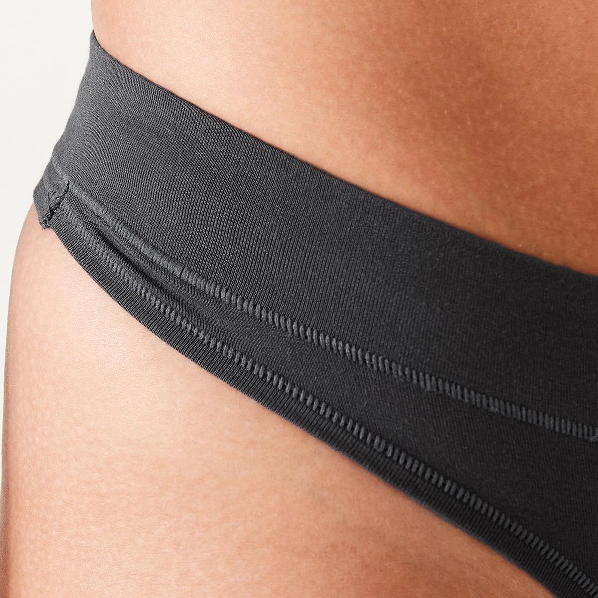 8 3 Pack Bamboo Blend G-String Briefs SMOKY GREEN, SILVER MARLE, SHADOW NAVY, 8 of 8