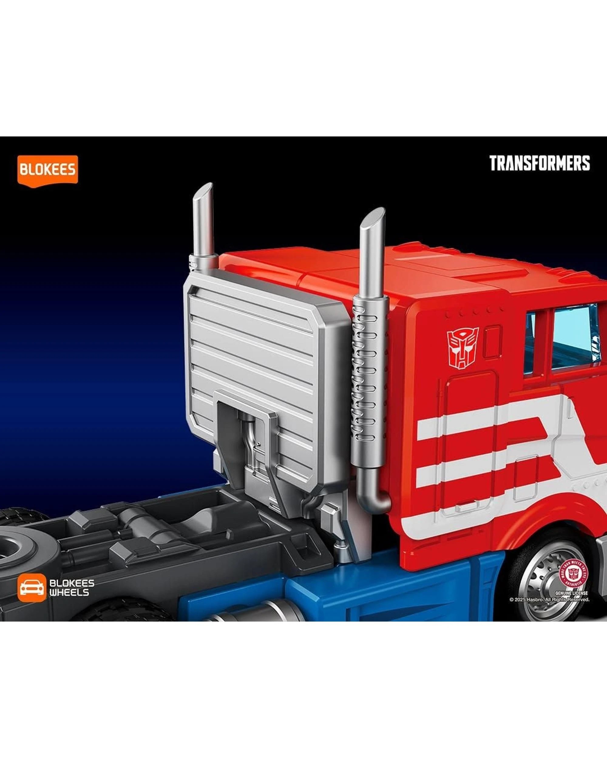 3 Blokees Wheels Transformers CT01 Optimus Prime Model Kit, 3 of 7