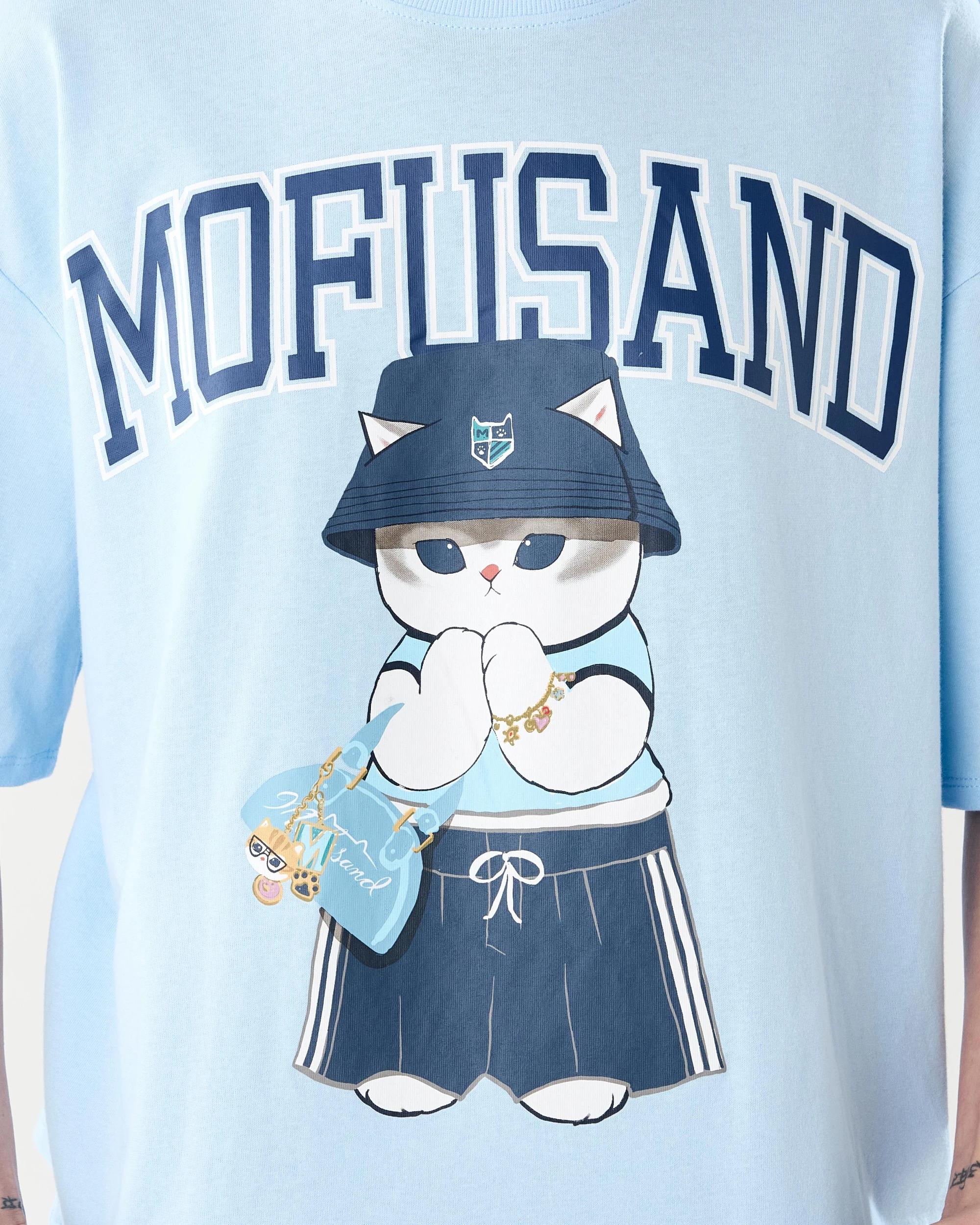6 Mofusand License Short Sleeve Oversized T-shirt Mofusandpb, 6 of 6