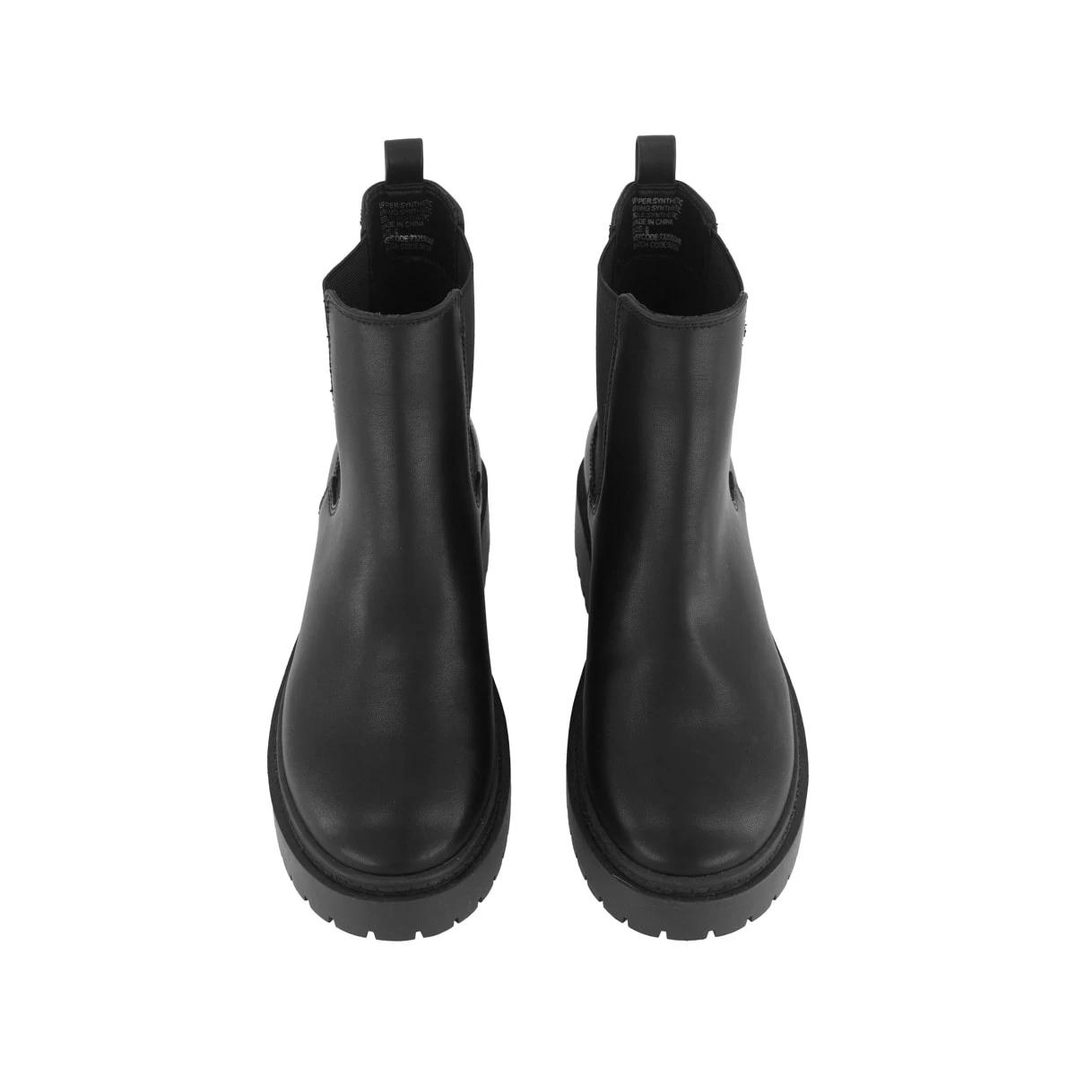 2 Ribbed Gusset Chelsea Boots Black, 2 of 4