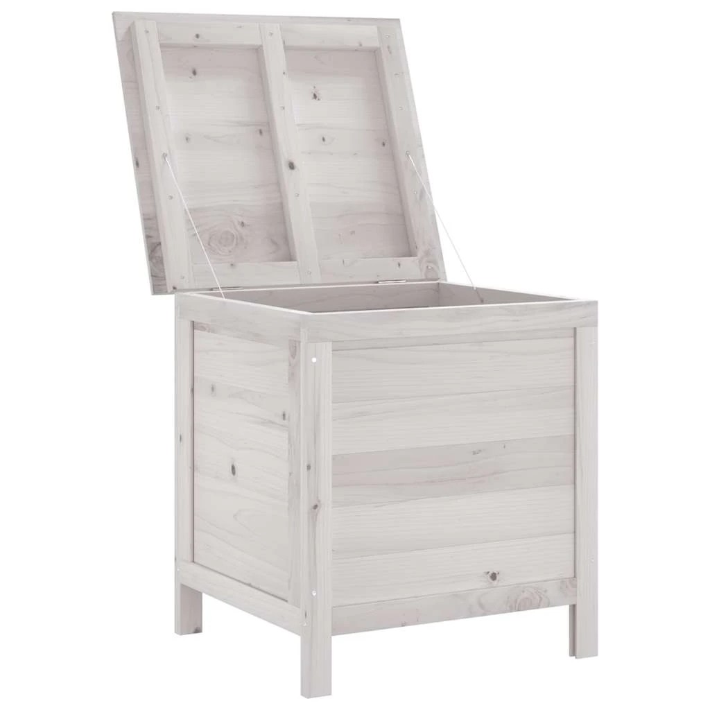3 vidaXL garden storage box Ample Storage - White, 3 of 9