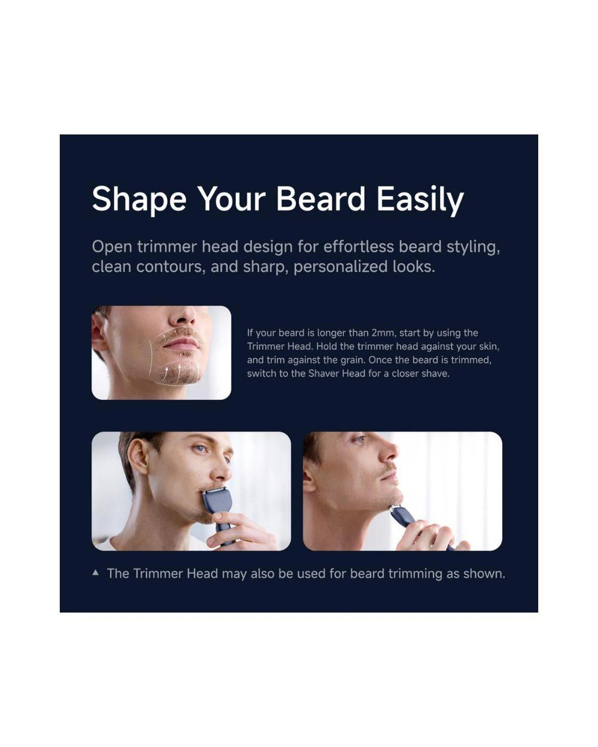 7 Laifen T1 Pro Electric Shaver Royal Blue USB C Rechargeable Waterproof, 7 of 9