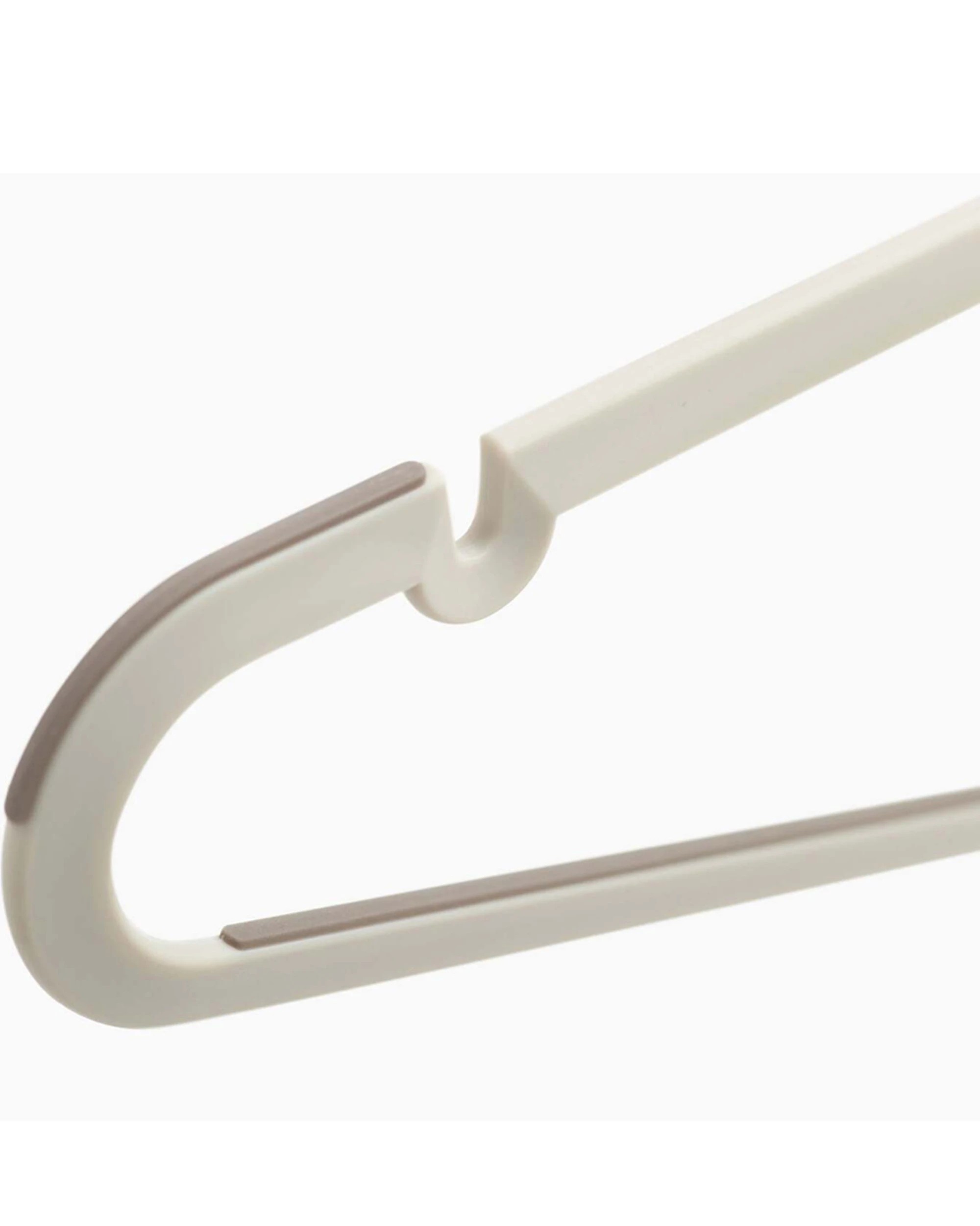 4 Joseph Joseph Orderly Anti-Tangle Clothes Hanger Set 5pc 41cm Non-Slip Grip Ecru - White, 4 of 7