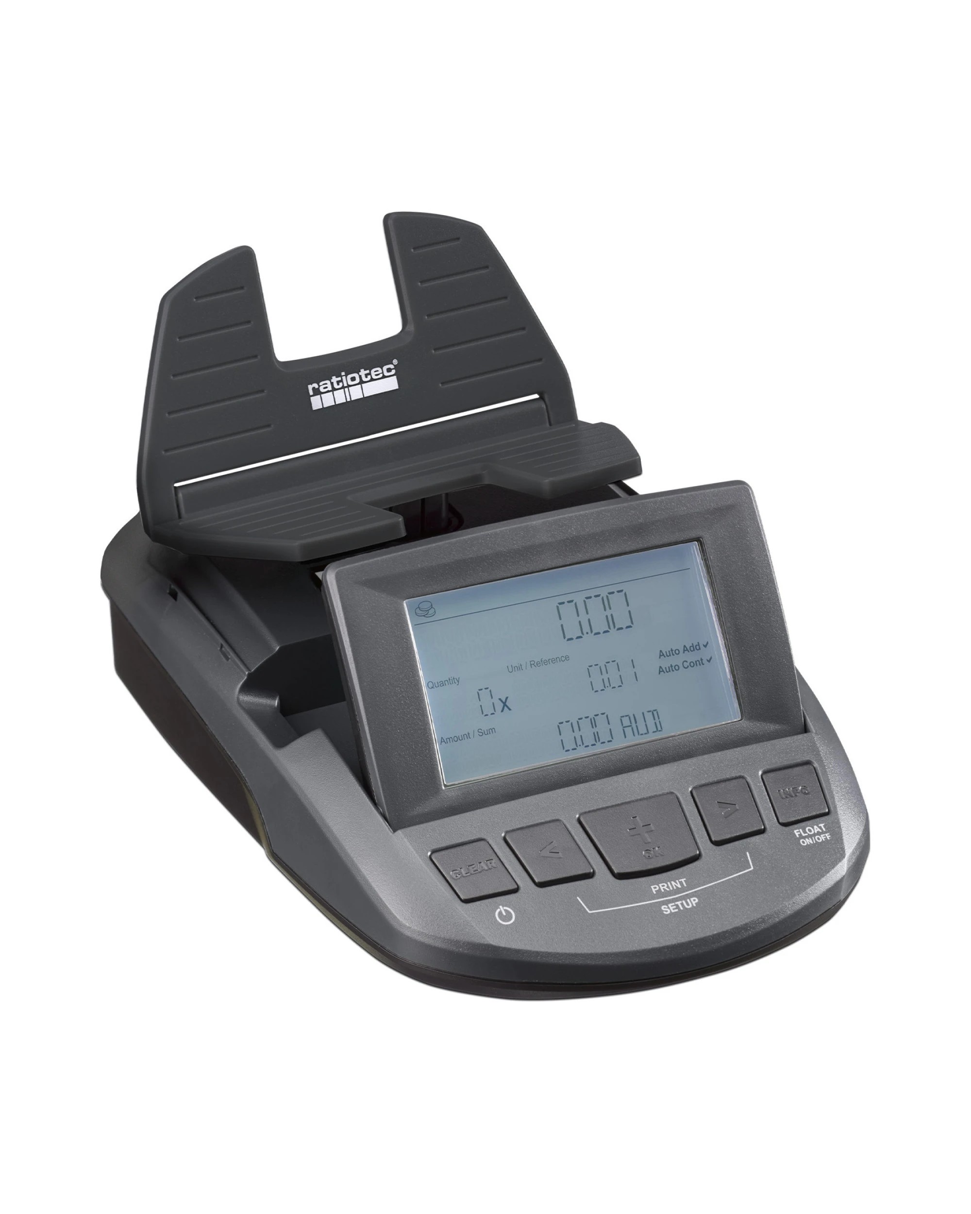 1 Laura Hill Digital Electronic Money Note Coin Counter Scales - Grey, 1 of 7