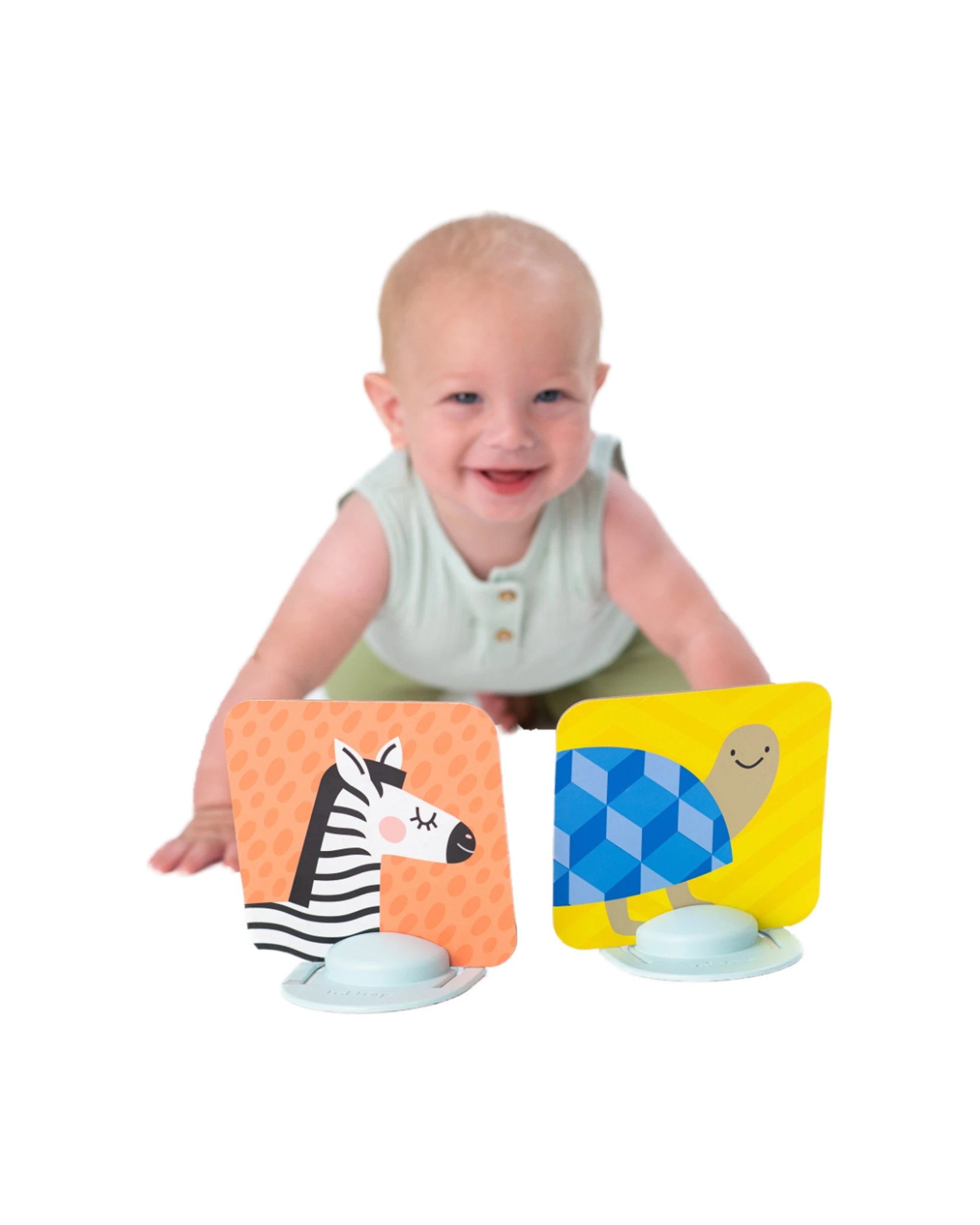 1 Taf Toys 15pc My First Tummy Time Cards Double Side Toy Cards Set - Multi, 1 of 6