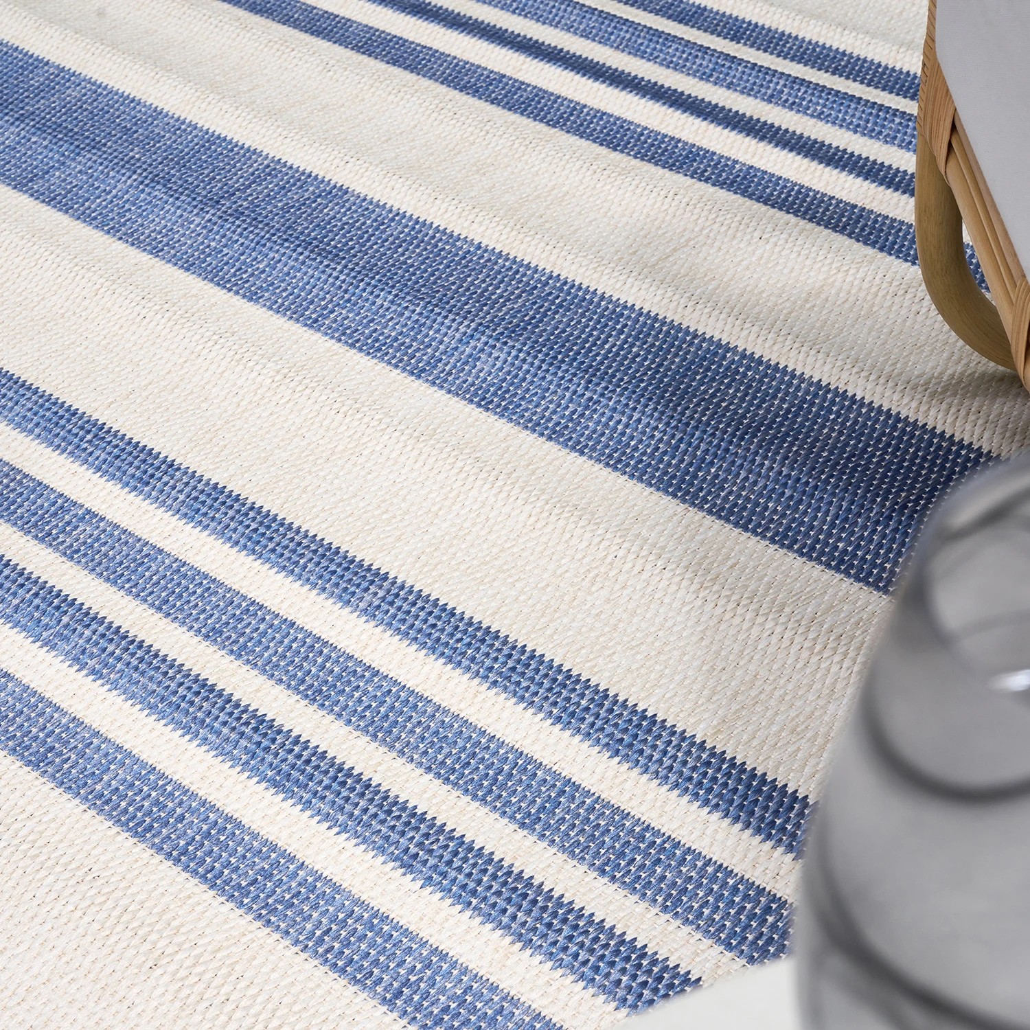 6 Common Ground Rugs Portman Alvi Outdoor 330x240cm - Extra Large Pet Friendly Floor Rug - Blue, 6 of 7