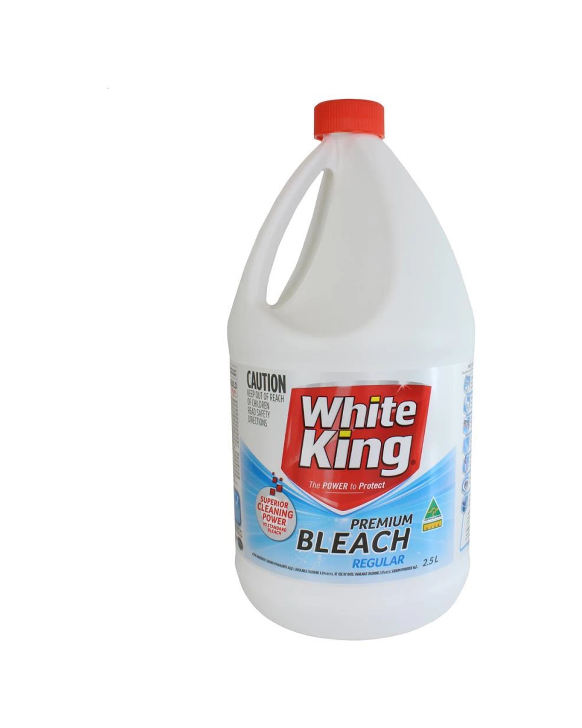 2 White King 8PK Premium Multi Purpose Liquid Bleach Cleaner 2.5L Regular - White, 2 of 4