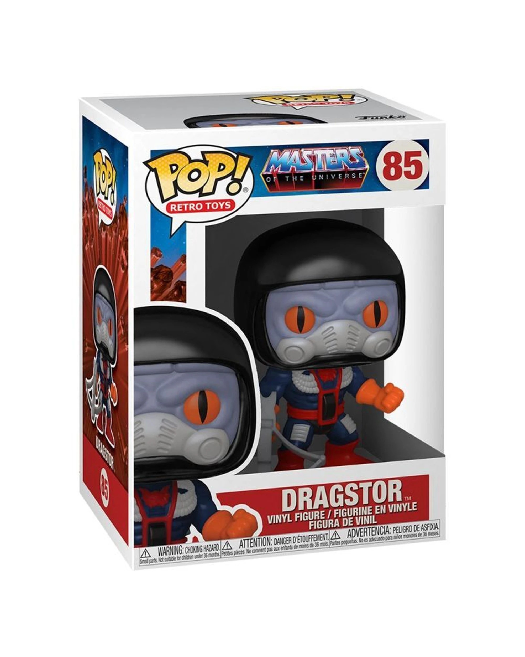 3 Pop MotU - Dragstor Pop Action Figure - Funko Pop Vinyl Collectible 10cm - Multi, 3 of 3