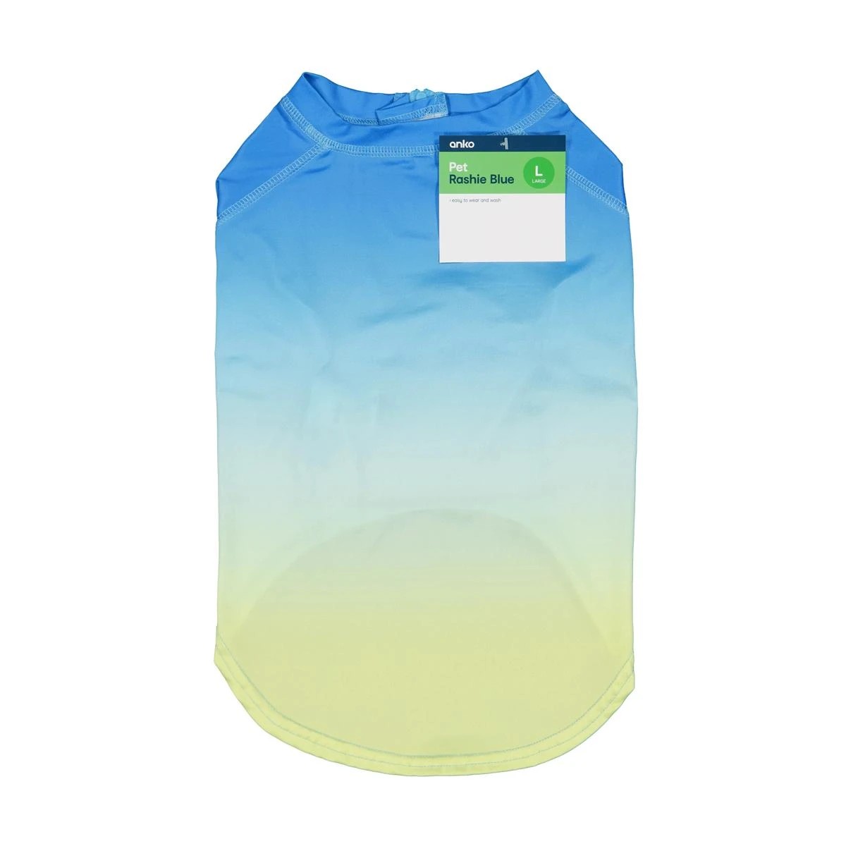 9 Pet Rashie - Large, Blue, 9 of 9