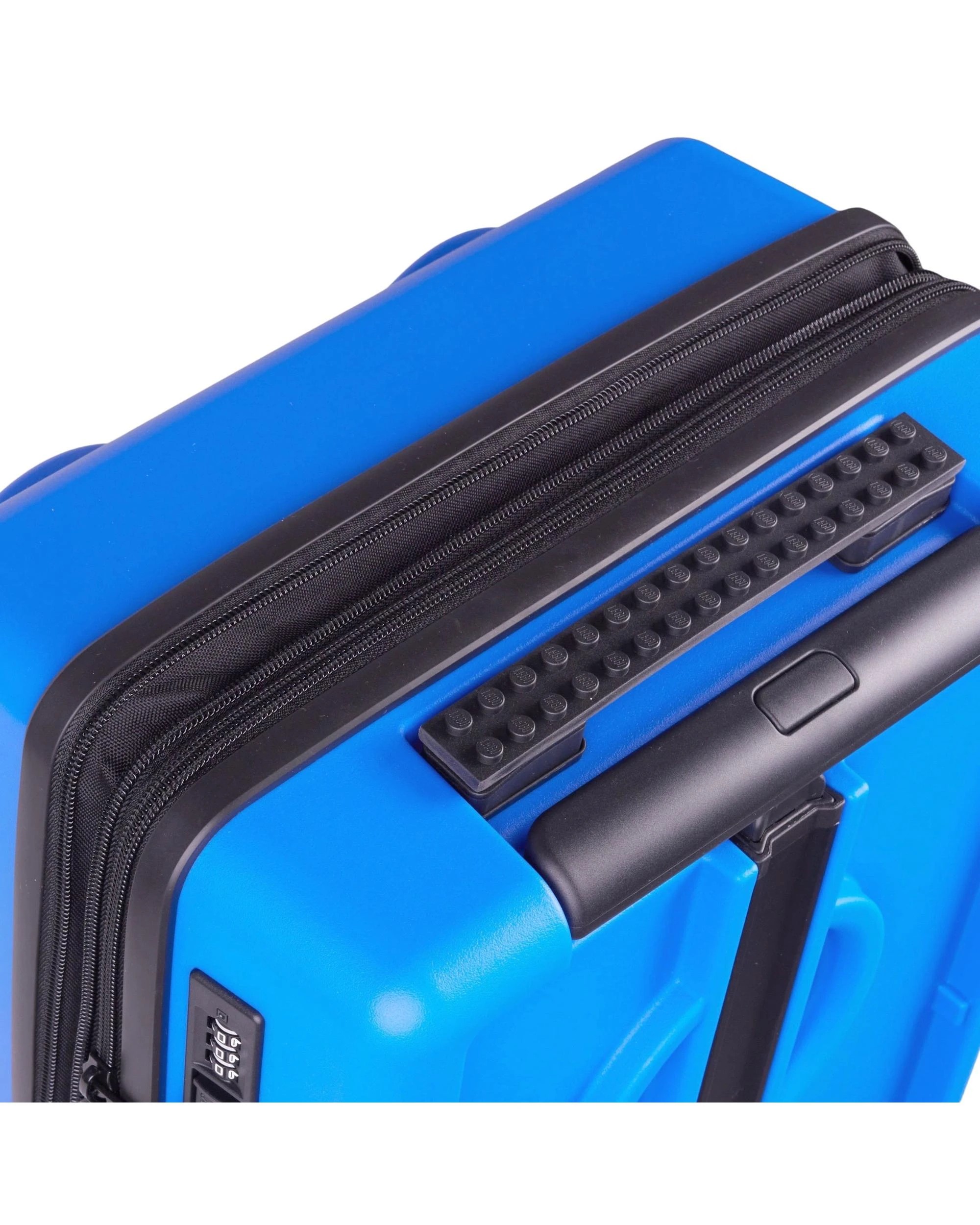 4 LEGO Brick 2x3 Bright Blue Expandable Trolley Luggage, 4 of 5