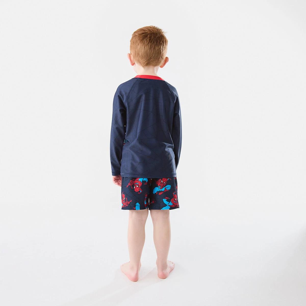 6 Spider-Man License Long Sleeve Rash Vest Spiderman, 6 of 8