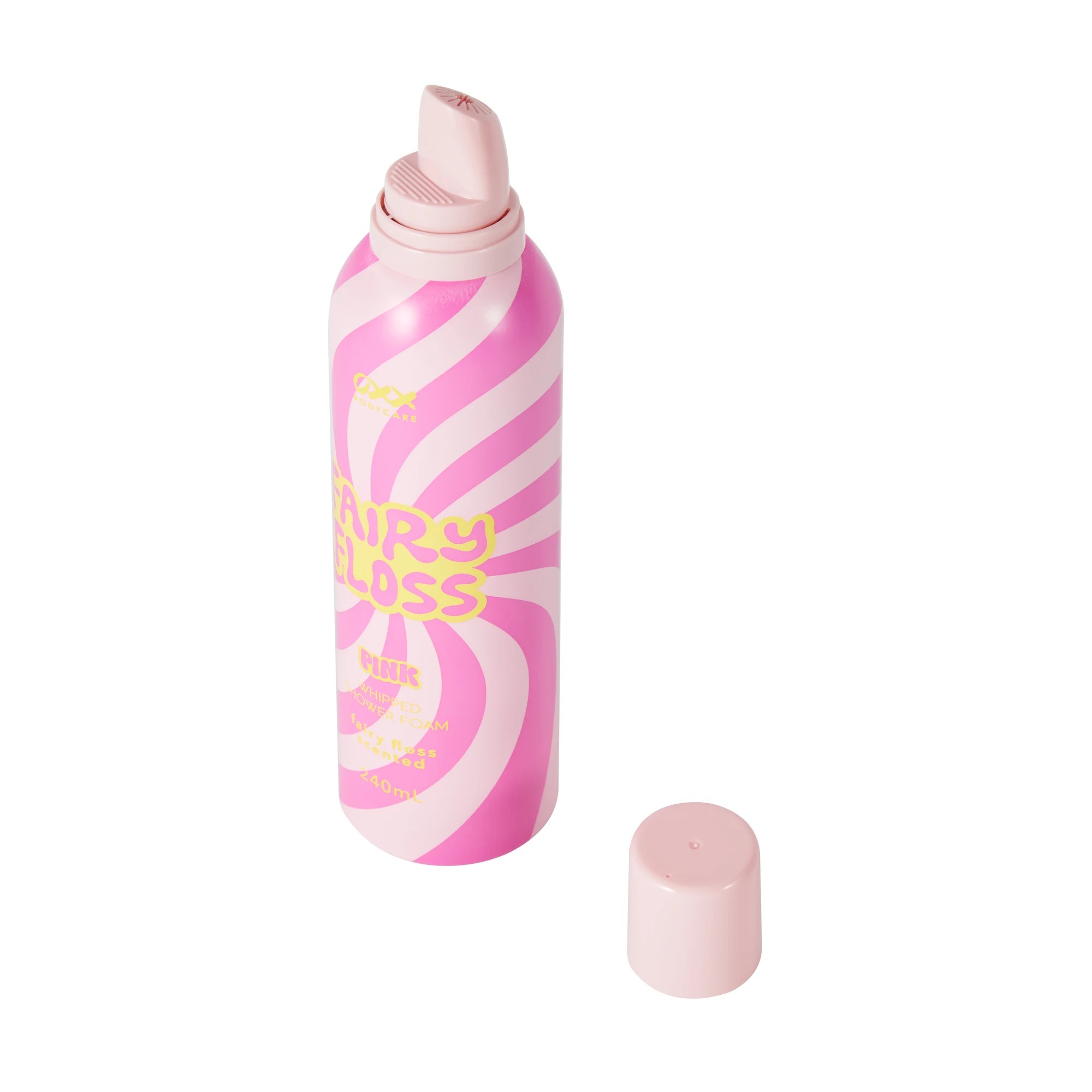 2 OXX Bodycare Pink Whipped Shower Foam 240ml - Fairy Floss Scented, 2 of 6