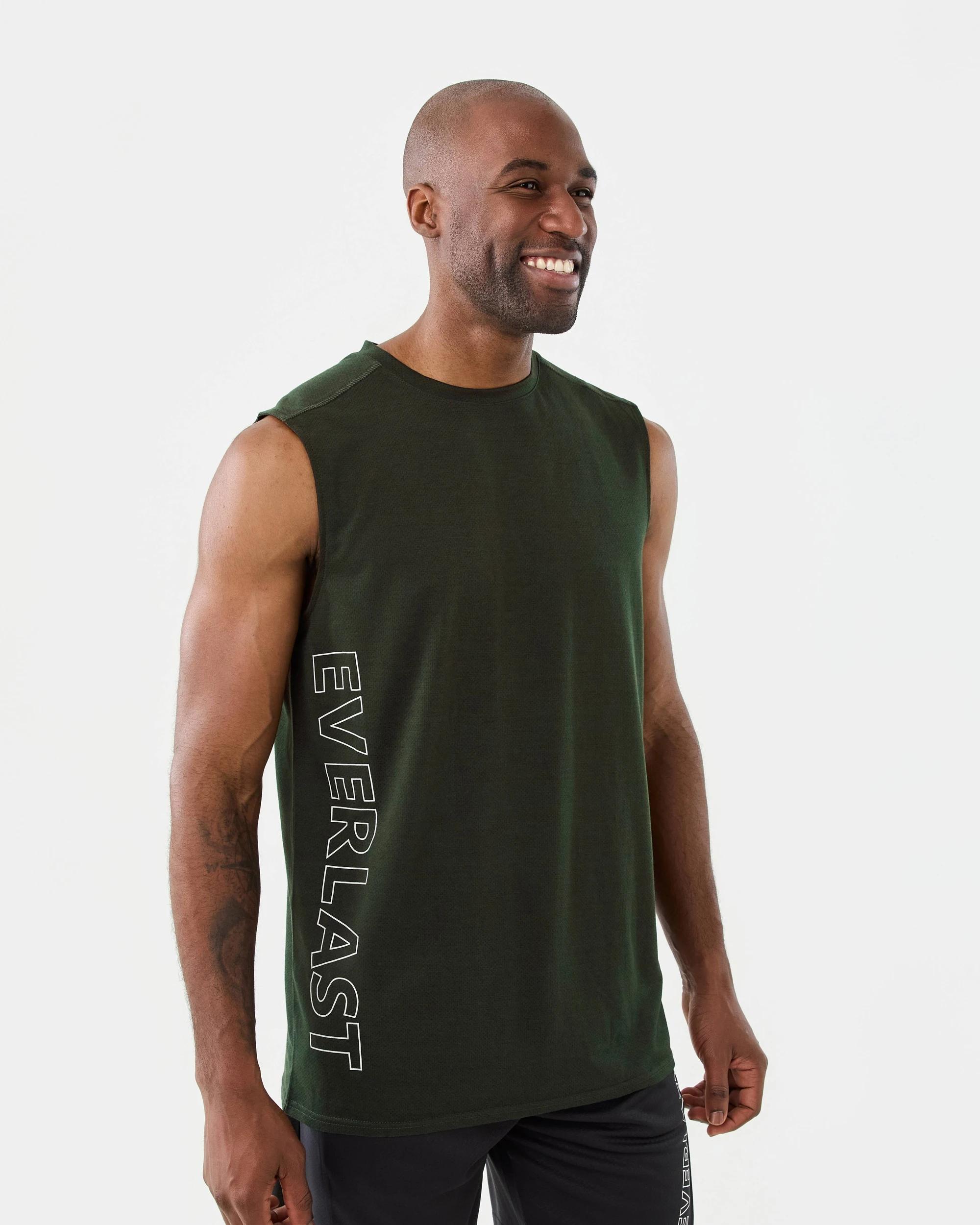 1 Everlast Mens Mesh Muscle Deep Green, 1 of 7