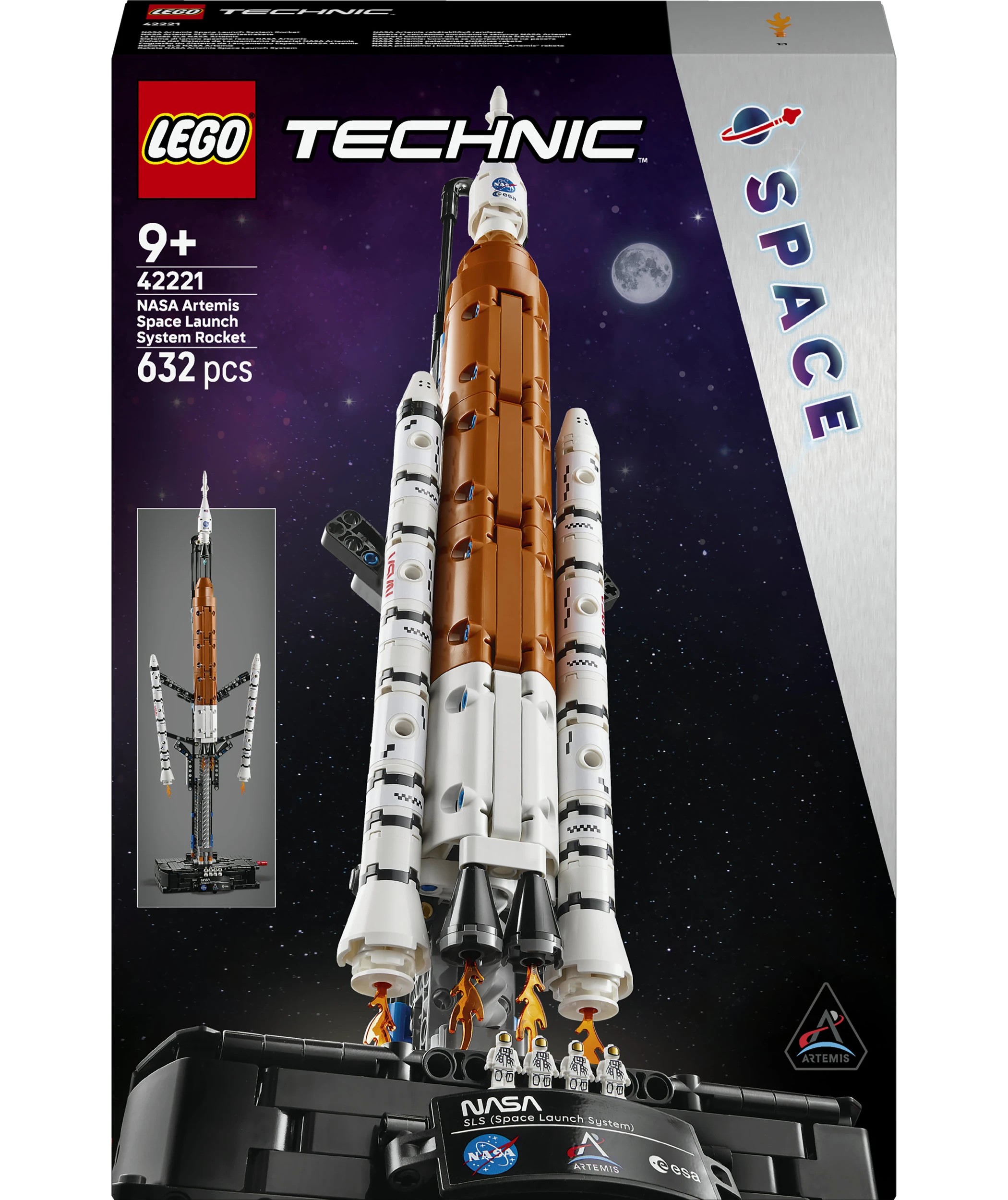 1 LEGO Technic NASA Artemis Space Launch System Rocket 42221, 1 of 10