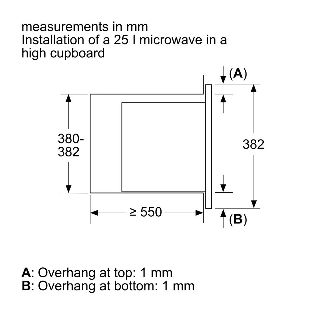 3 Bosch Serie 2 25L Built-in 800W Microwave Oven, 3 of 4