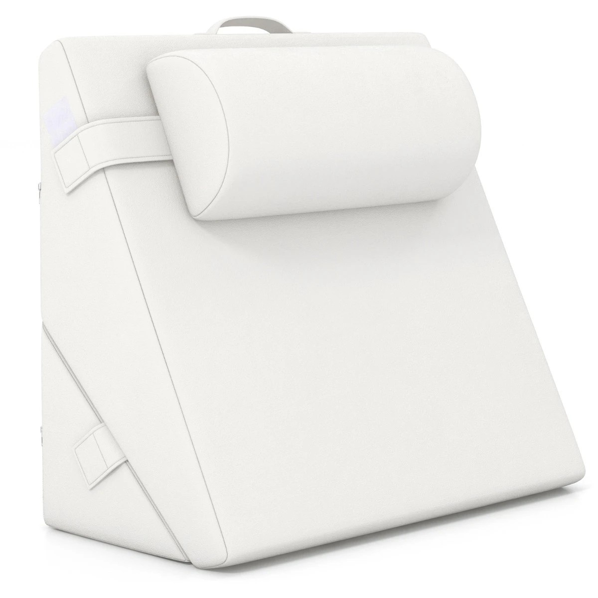 1 Costway 3PCS Bedding Wedge Pillow Set w/Memory Foam Adjustable Cushion Neck Back Support, 1 of 1