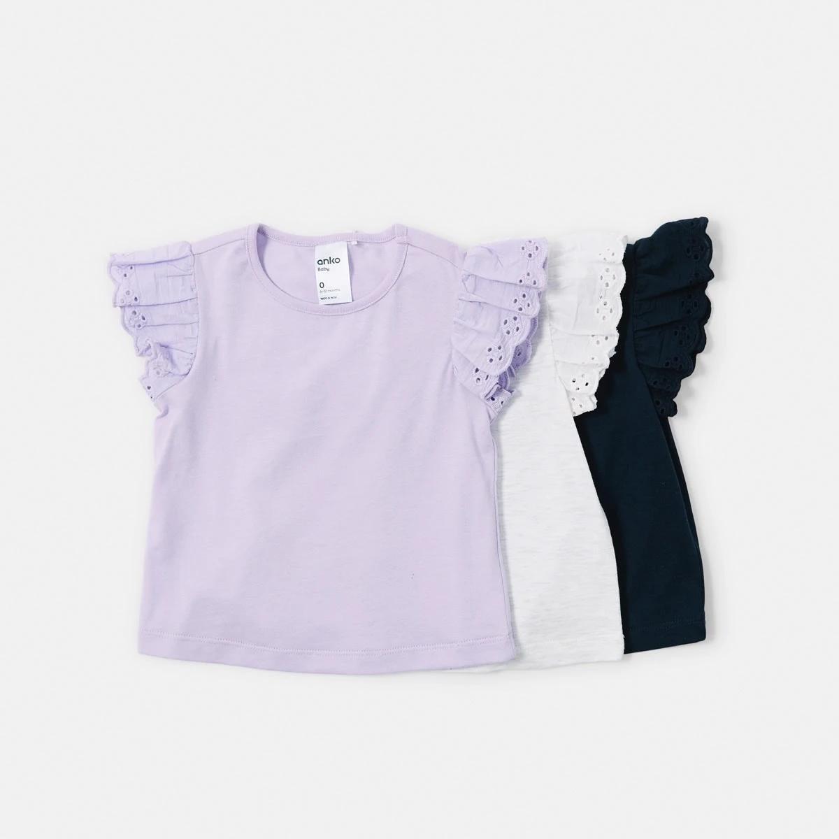 1 3 Pack Pocket T-shirt Pur Nvy, 1 of 8