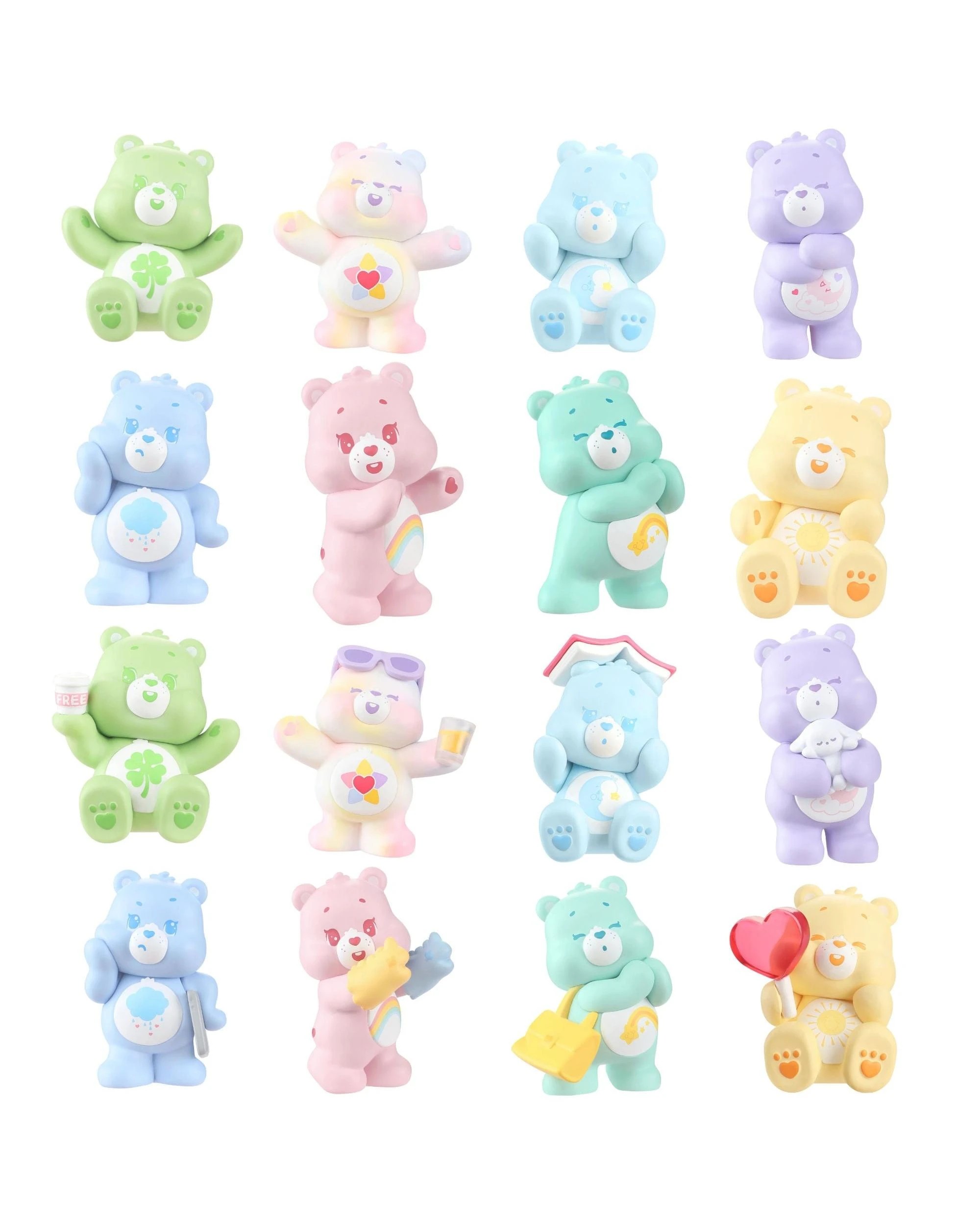 2 Funism Care Bears Little Things Series Cubby Face Blind Box, 2 of 10