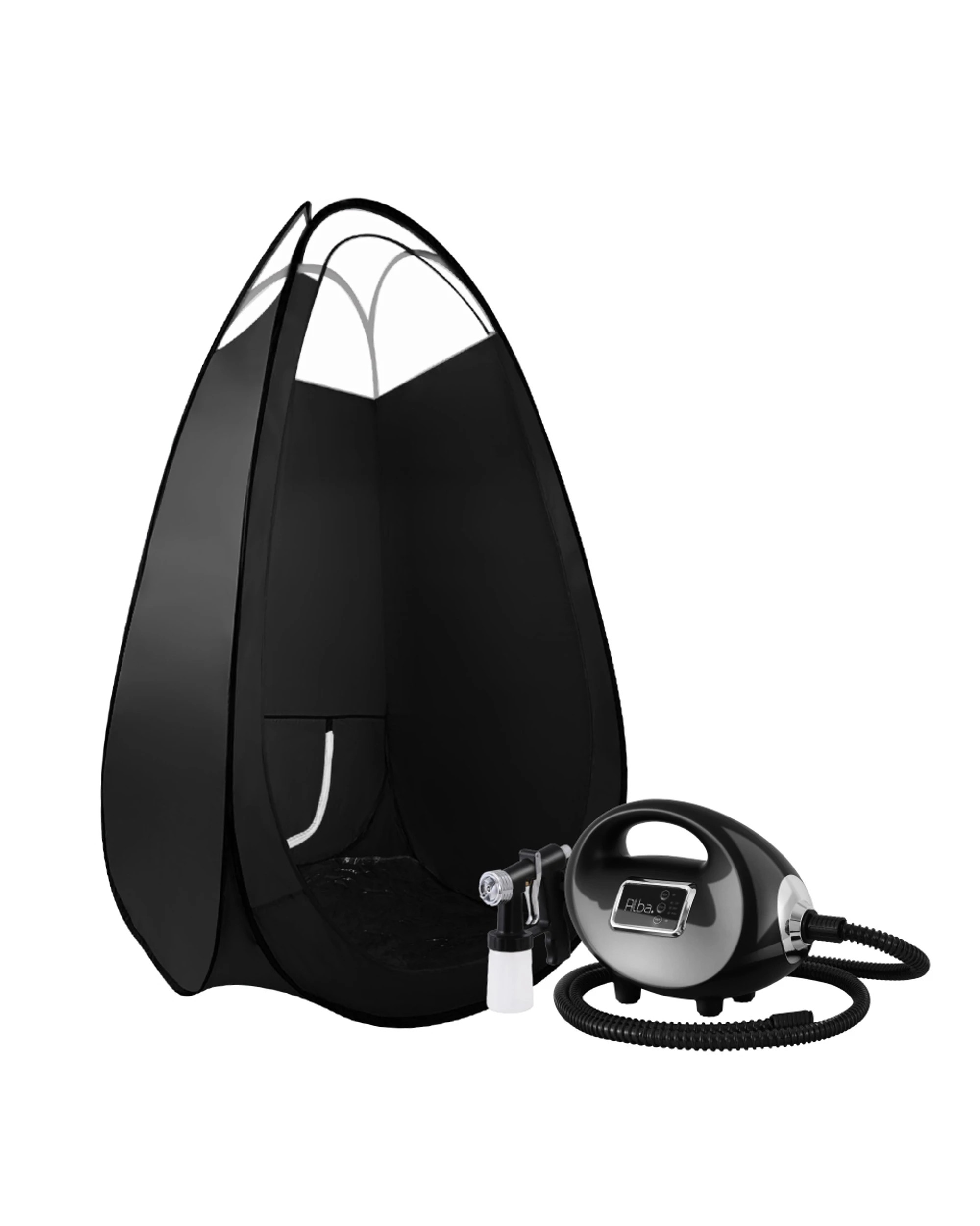 1 Alba Spray Tan Machine Spray Gun Spray tent Kit HVLP System Sunless - Black, 1 of 4