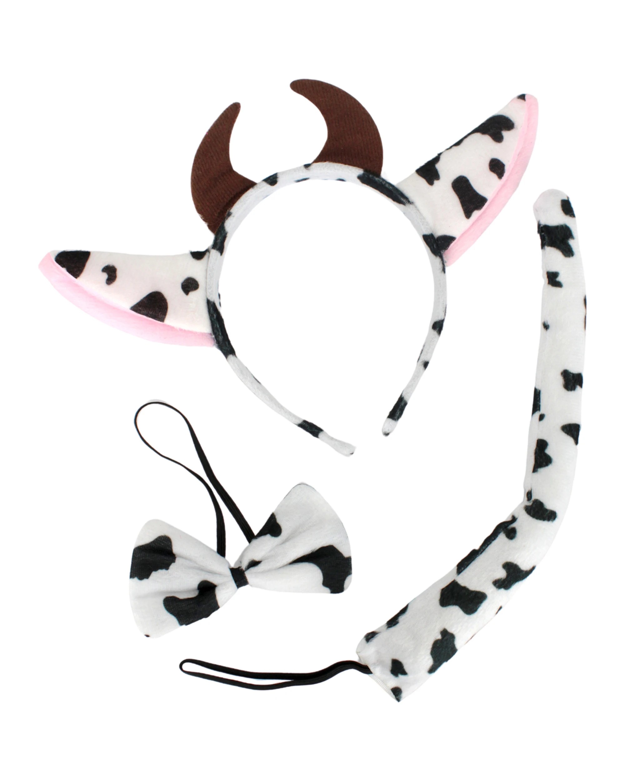 1 JDParty Cow Ears and Tail Costume Set, 1 of 3