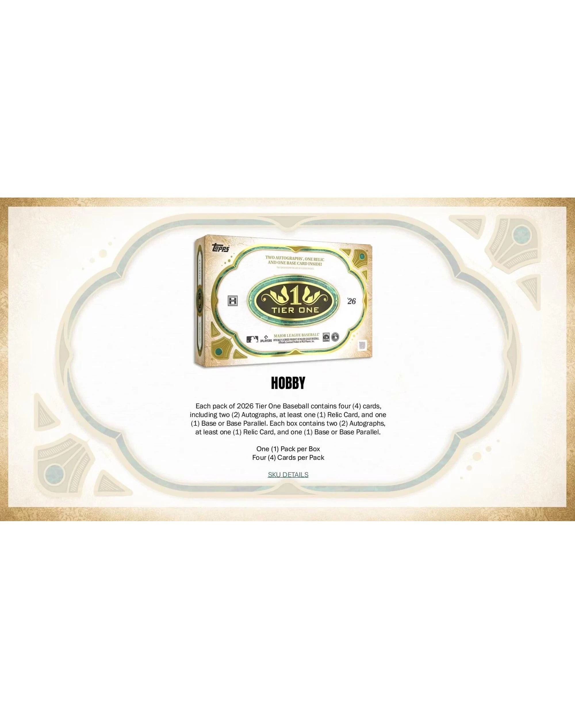 4 Topps 2026 Tier One MLB Baseball Hobby Box, 4 of 9