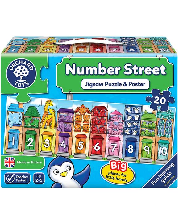 Orchard Toys Number Street Educational Jigsaw Puzzle