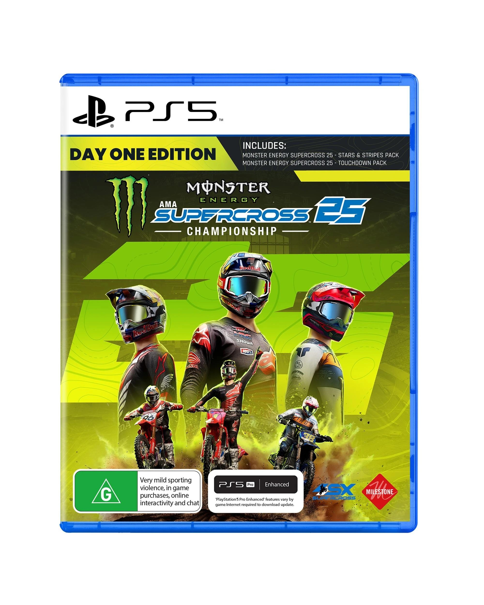 1 Milestone S.r.l. Monster Energy Supercross 25 Day One Edition - PS5, 1 of 8