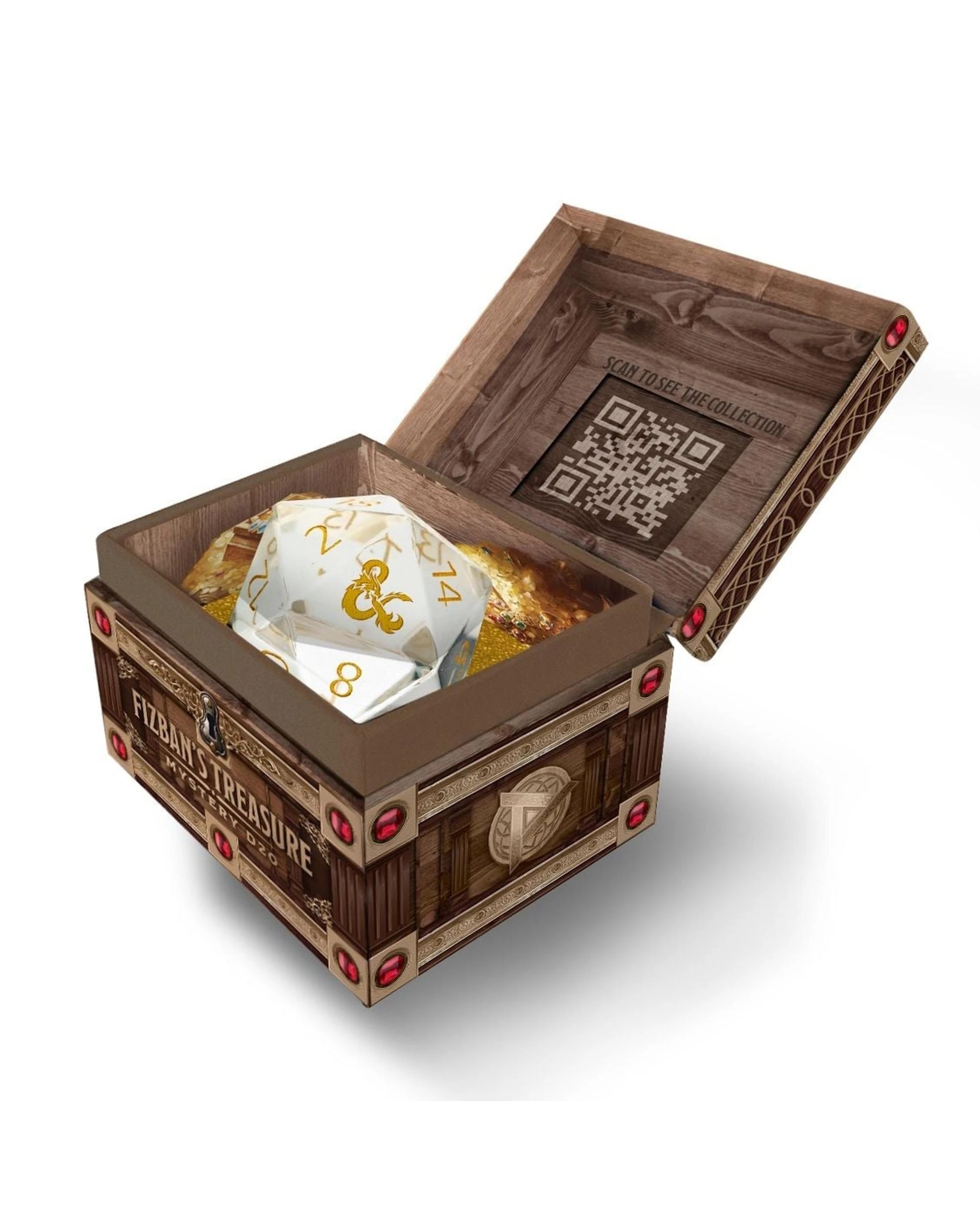 4 Fanroll Dungeons and Dragons Fizban's Treasure Mystery D20 Dice Blind Box, 4 of 4