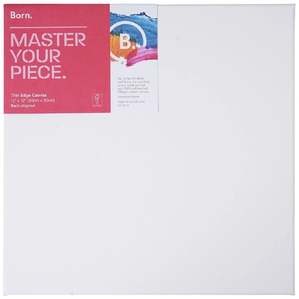 1 Born Thin Canvas 12 x 12", 1 of 5