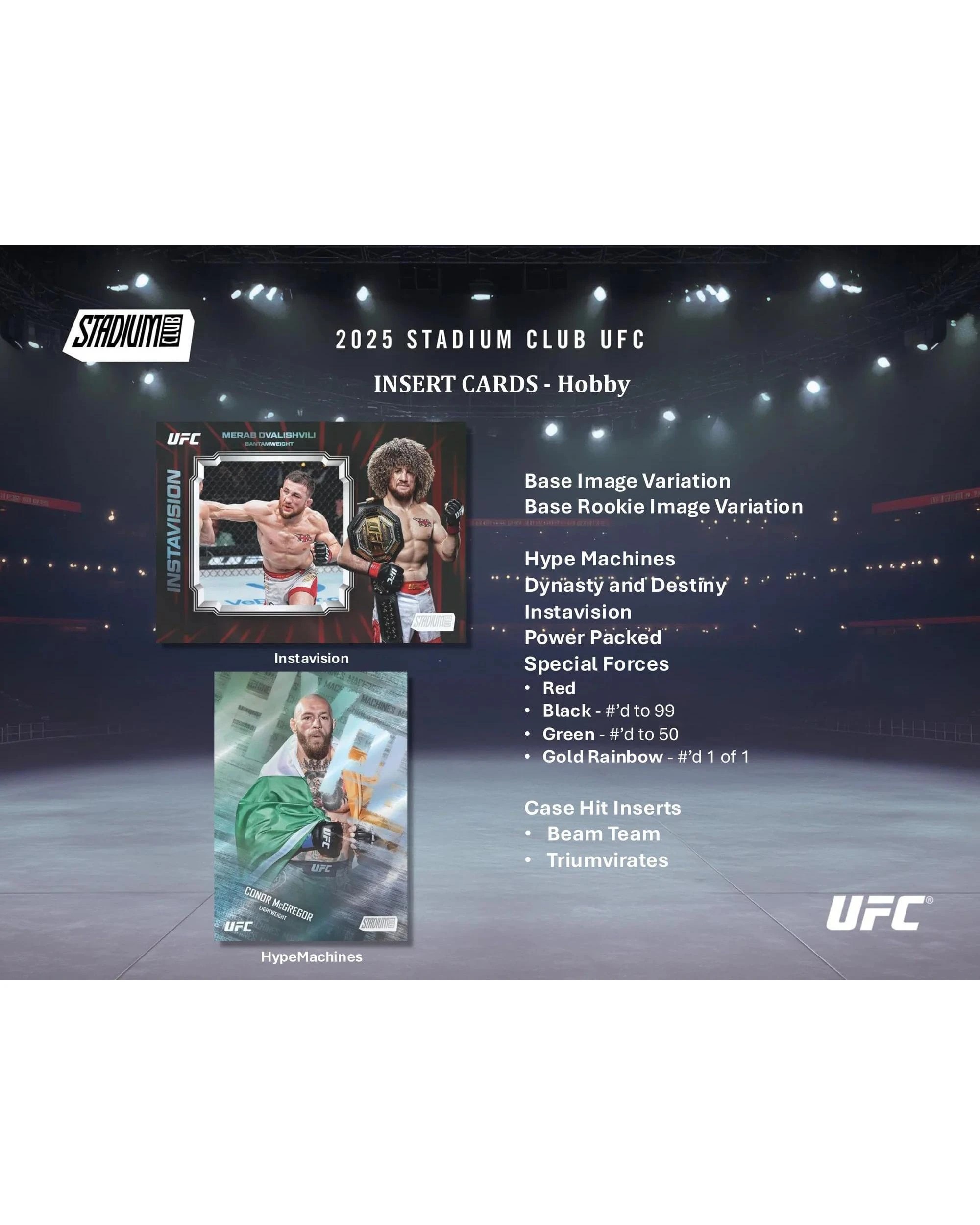 4 Topps 2025 UFC Stadium Club Hobby Pack, 4 of 5