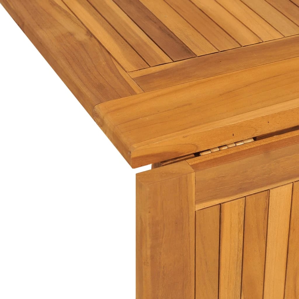 6 Vidaxl Folding Butterfly Garden Table Solid Wood Teak - Brown, 6 of 7