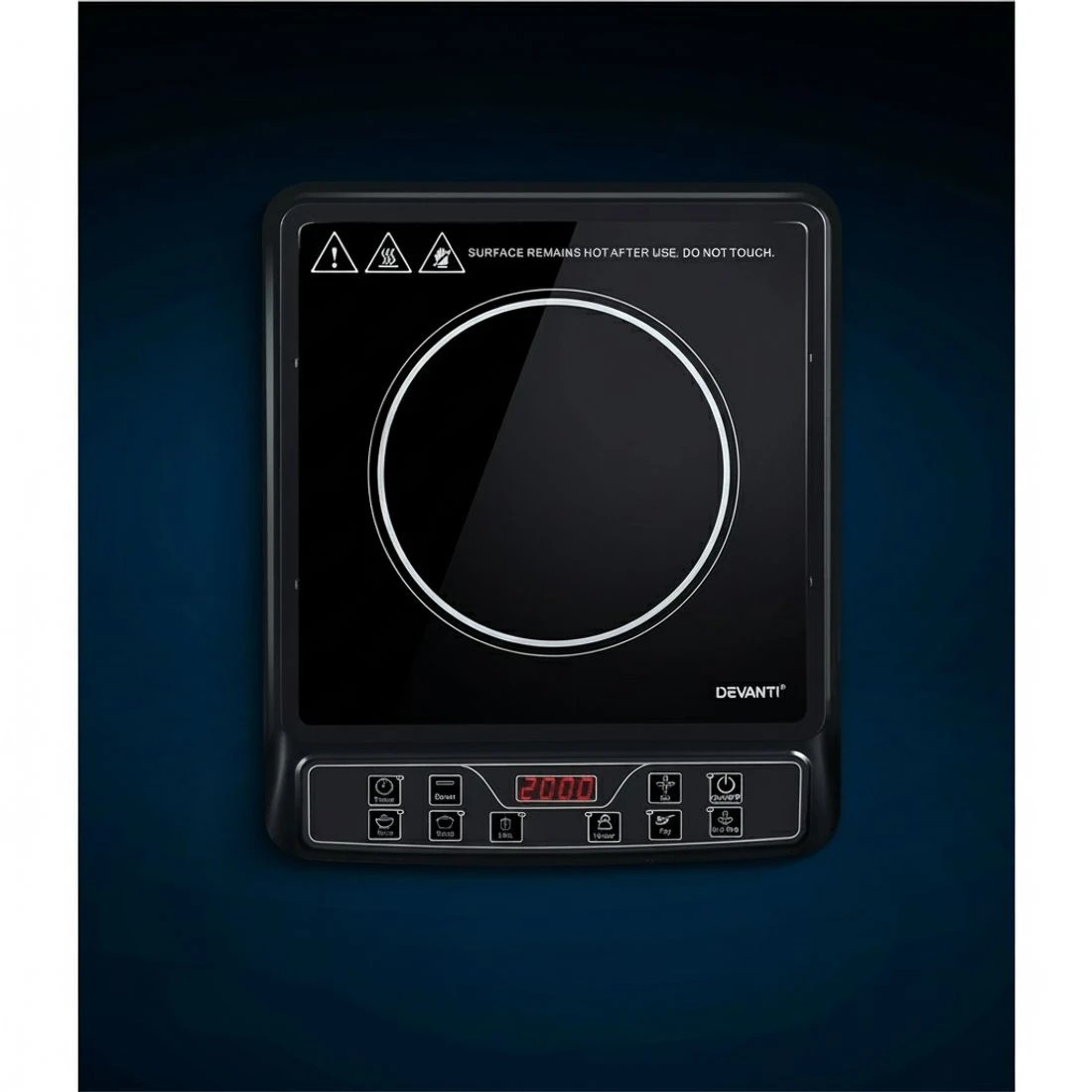 4 Devanti Induction Cooktop 30cm Portable Cooker - Black, 4 of 6