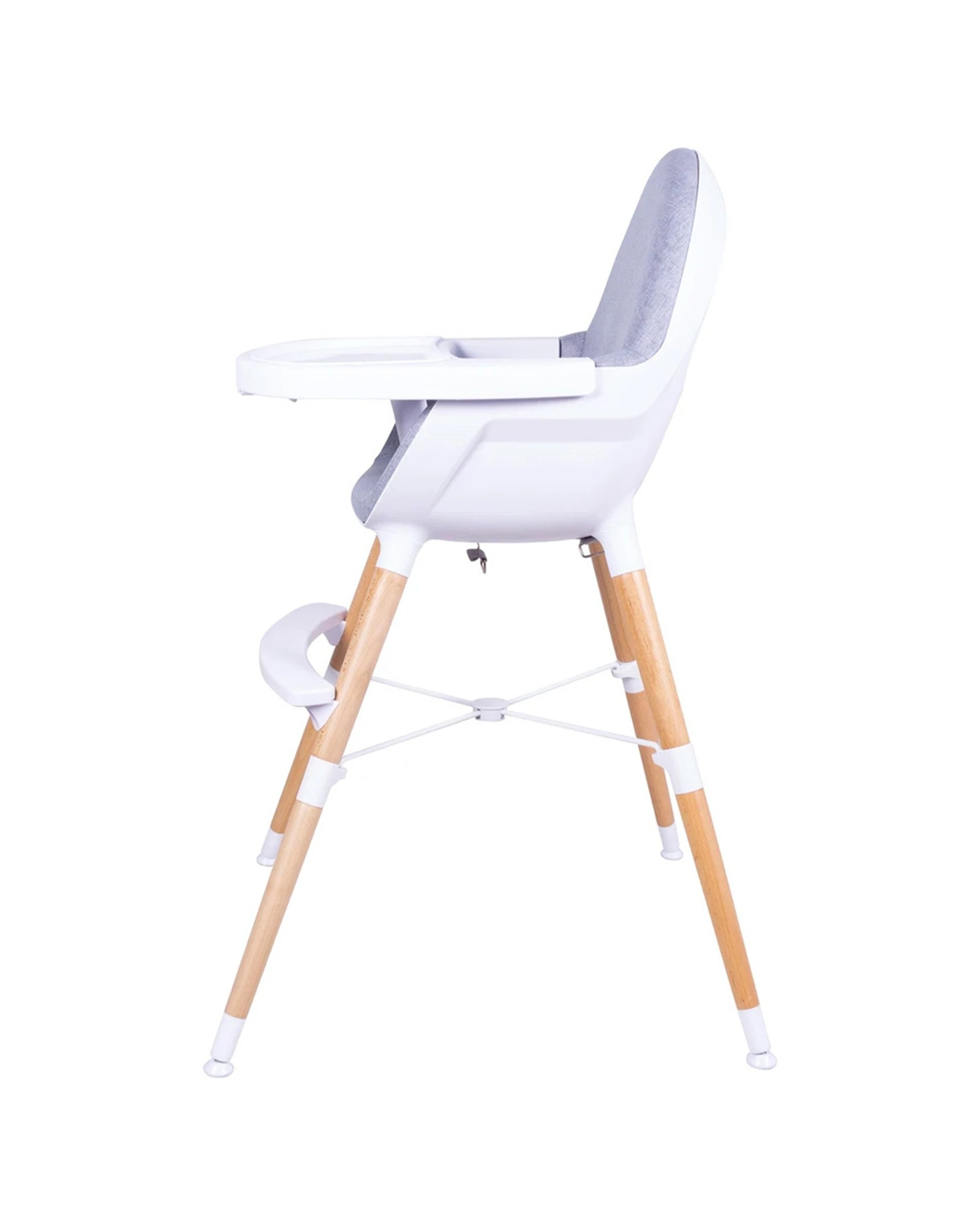 4 Bebe Care Zuri High Chair Adjustable Tray 5 Point Harness Storage Basket - Multi, 4 of 5