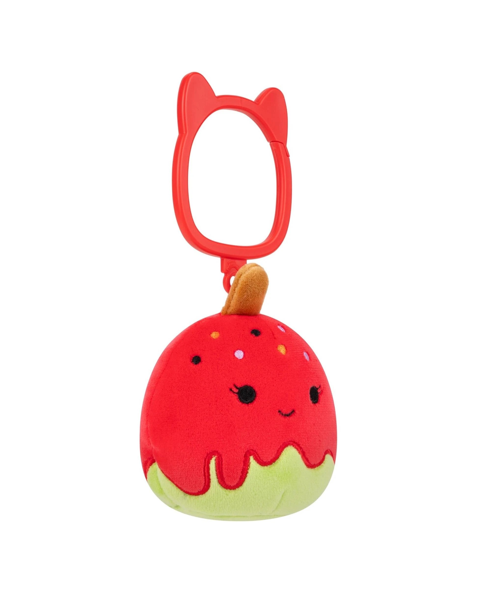 3 Squishmallows Halloween Keir the Candy Apple 3.5 inch Clip-On Plush - Multi, 3 of 6