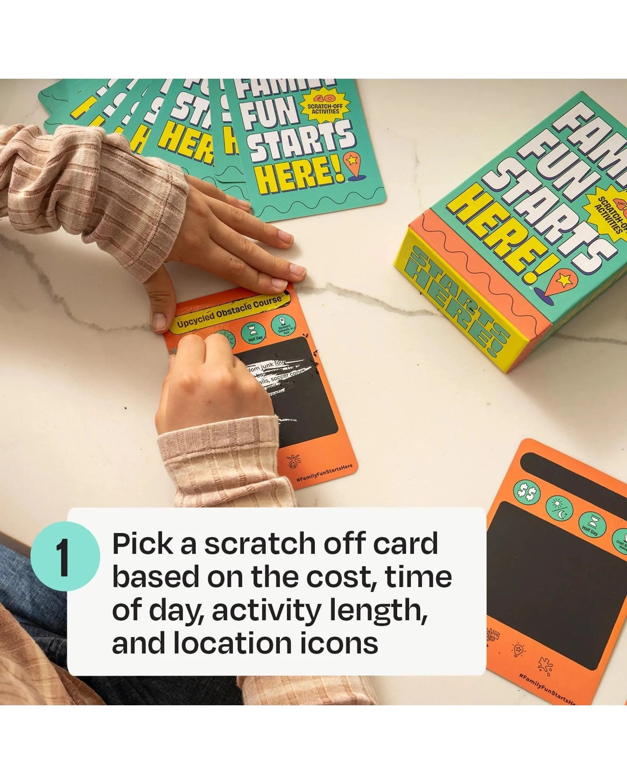 4 Family Fun Starts Here Card Game, 4 of 6