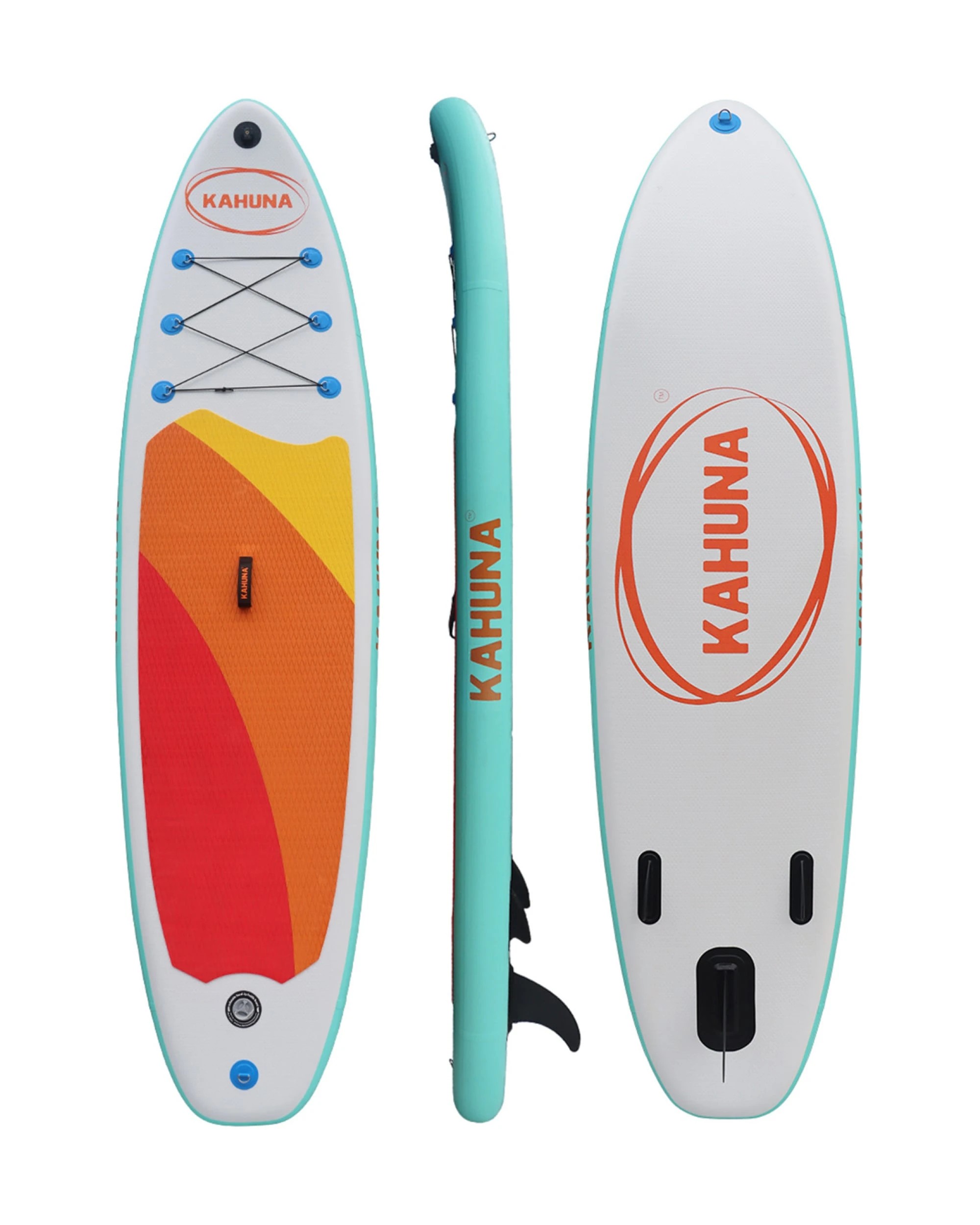 9 Kahuna Hana Inflatable Stand Up Paddle Board 11FT SUP Paddleboard with oump - White, 9 of 9
