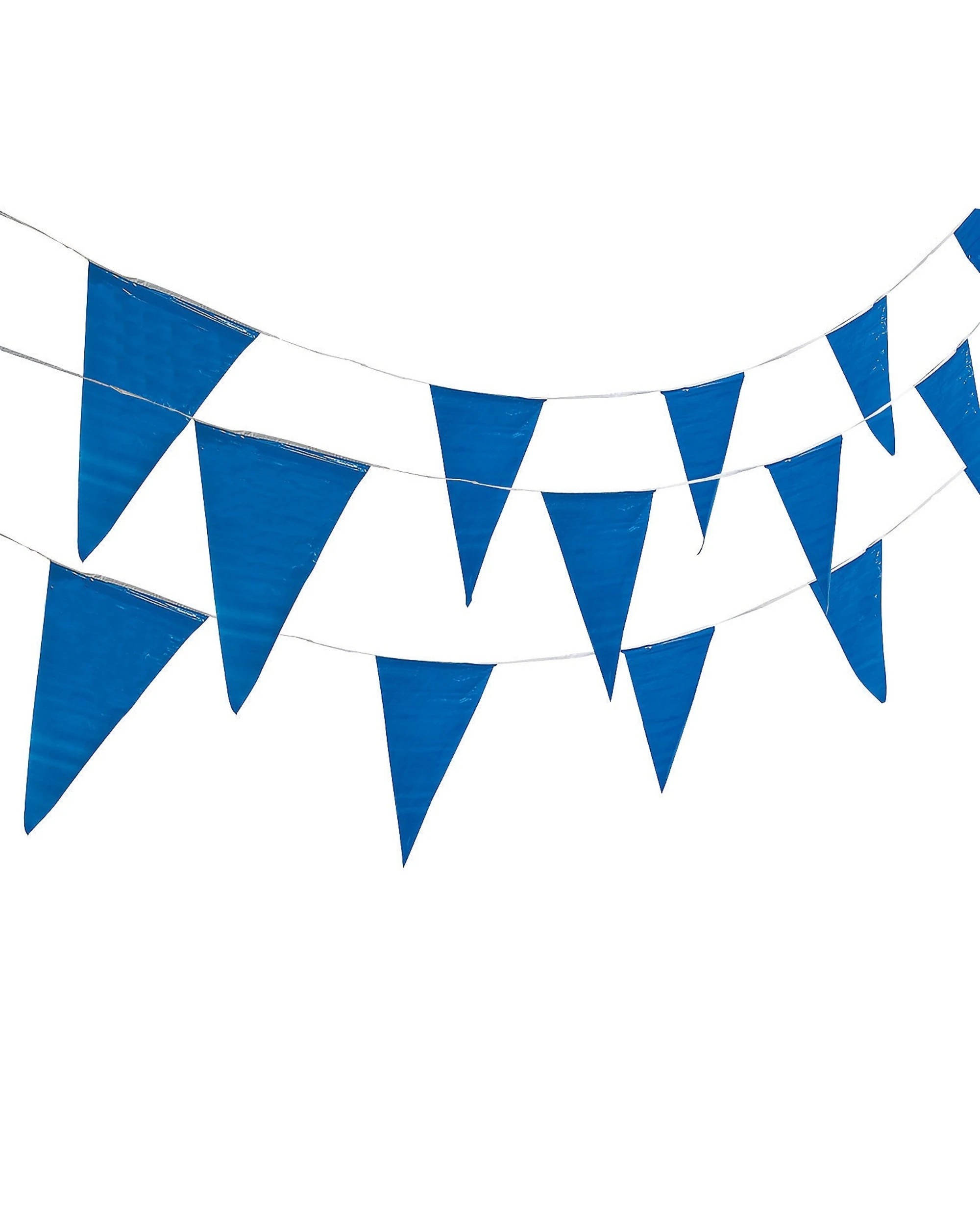 1 Partyrama Large Plastic Pennant Banner 30m - Blue, 1 of 1