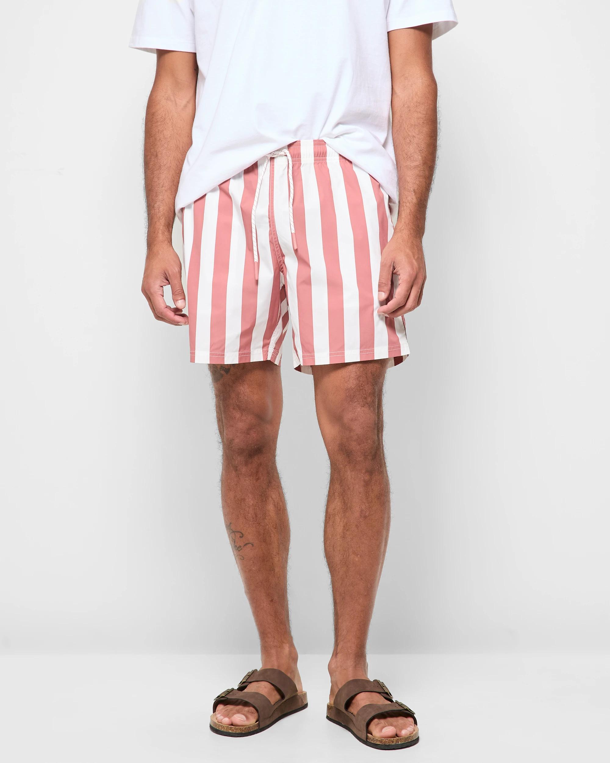 1 Target Stripe Bondi Shorts RED, 1 of 5